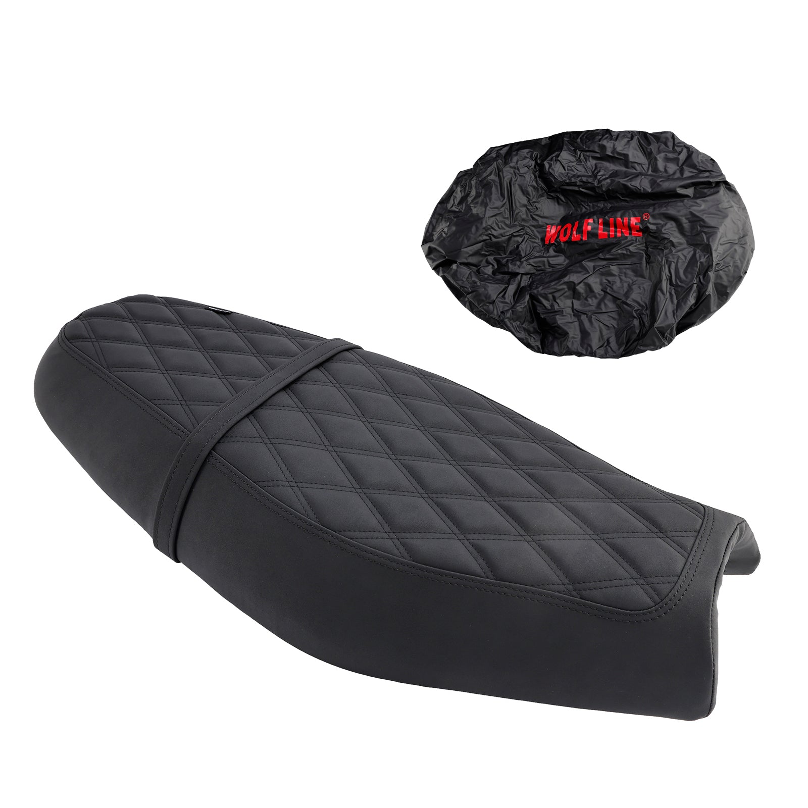 Reemplace el asiento del conductor delantero/trasero del pasajero negro para la calle Twin Speed Twin 900 Brown