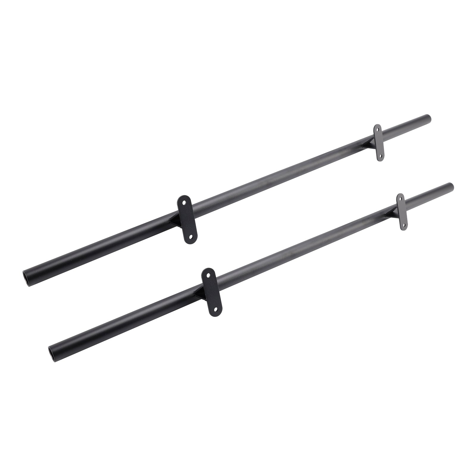 Kit de quincaillery para biblioteca deslizante para tubo redondo de 6.6 pies con freno