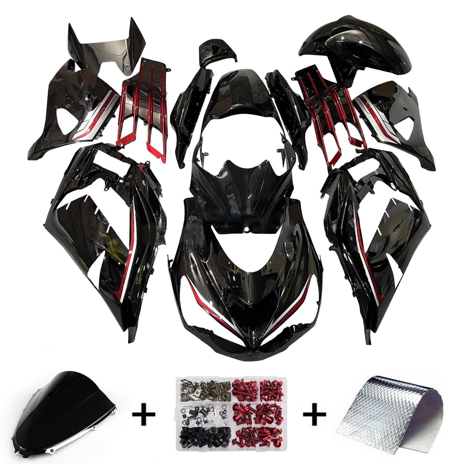 Kit de carénage par injection pour Kawasaki ZX14R ZZR1400 2012-2025