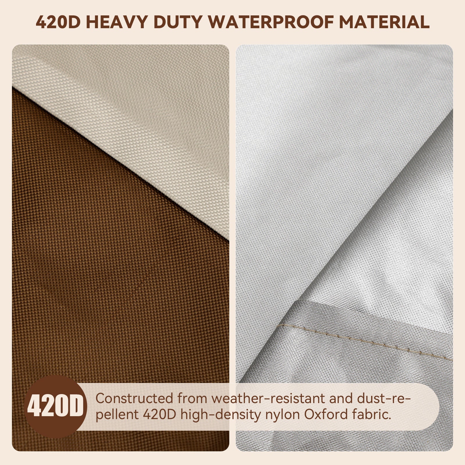 Cubierta de huevo de terraza suspendida al aire libre con huevos de huevos de doble tensión