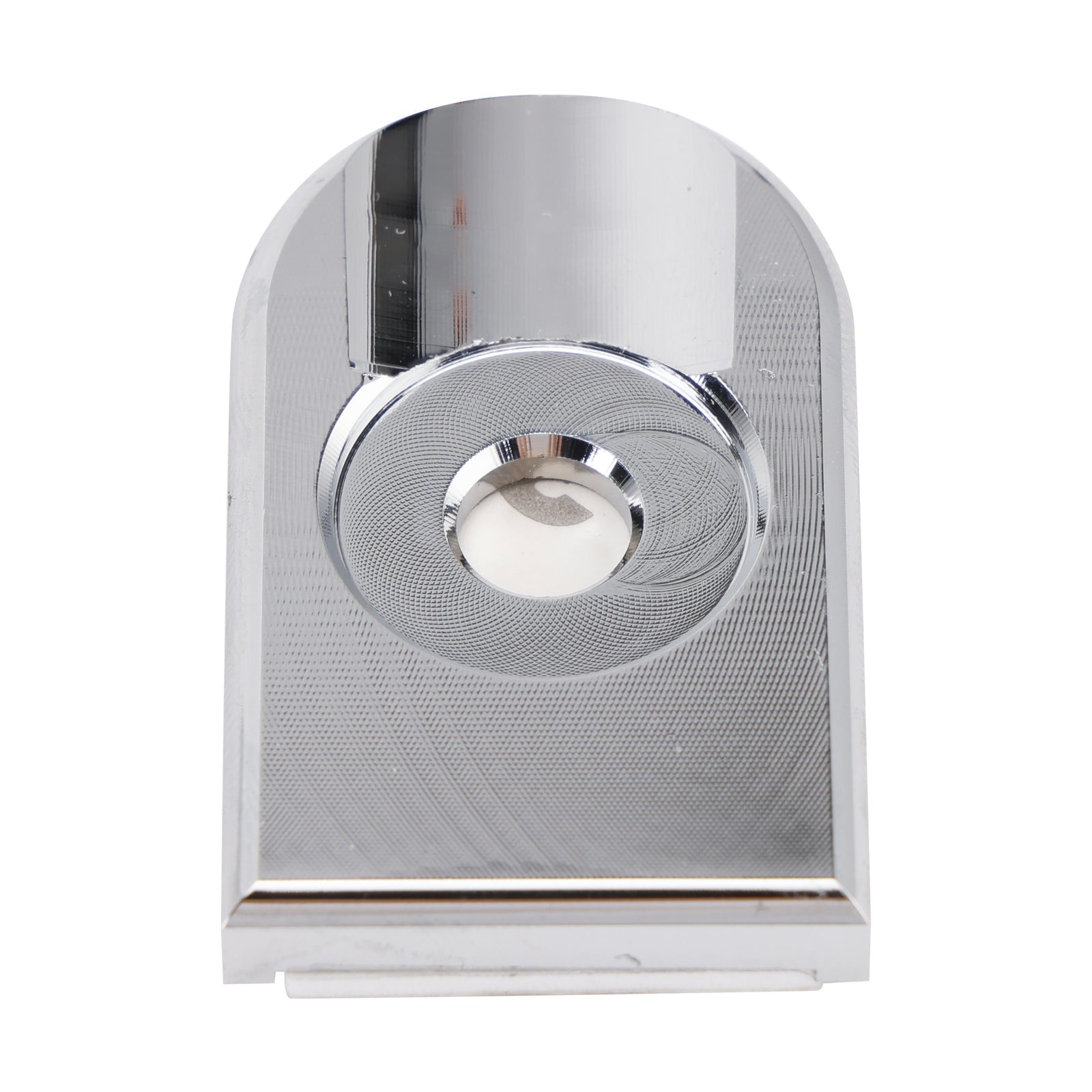 Kit de fixation de plaque de boulon de selle argenté 1/4""-20 pour Touring Softail Dyna 96-23