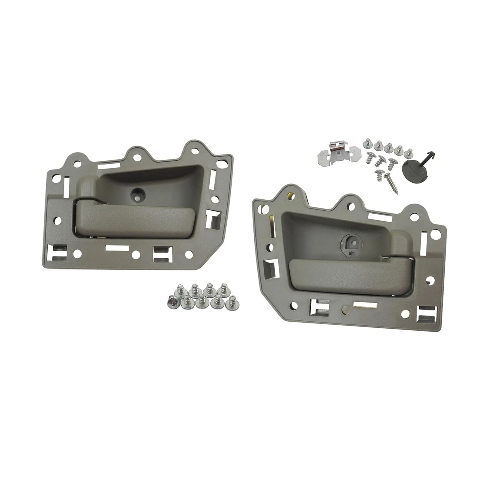 4 poignées de porte intérieures avant et arrière gauche et droite grises pour Jeep Grand Cherokee 2005-2011