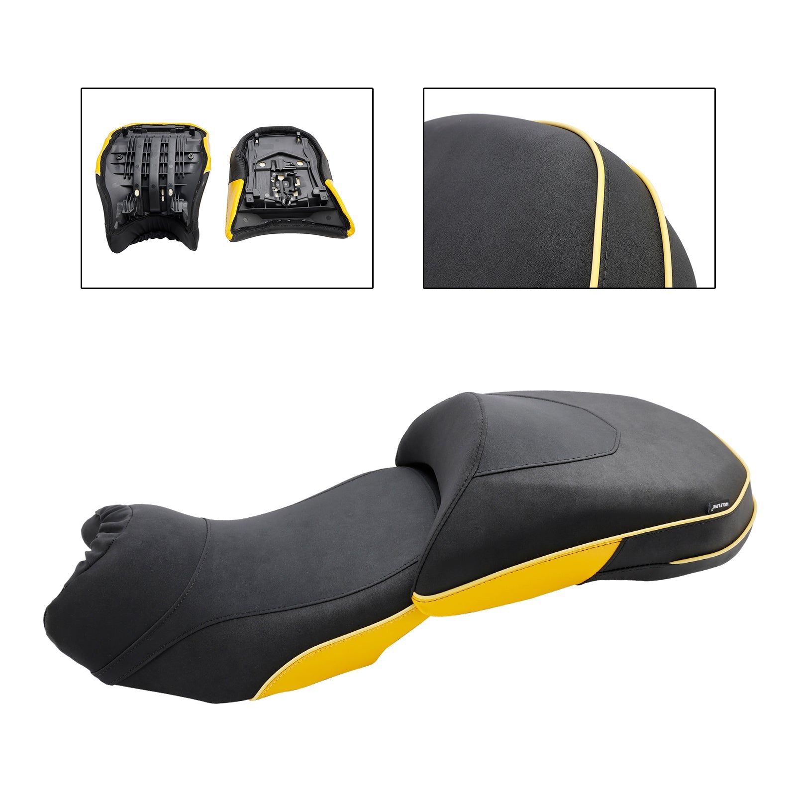 Selle pilote et passager avant et arrière jaune pour BMW R1250GS/GS ADV 2019-2023