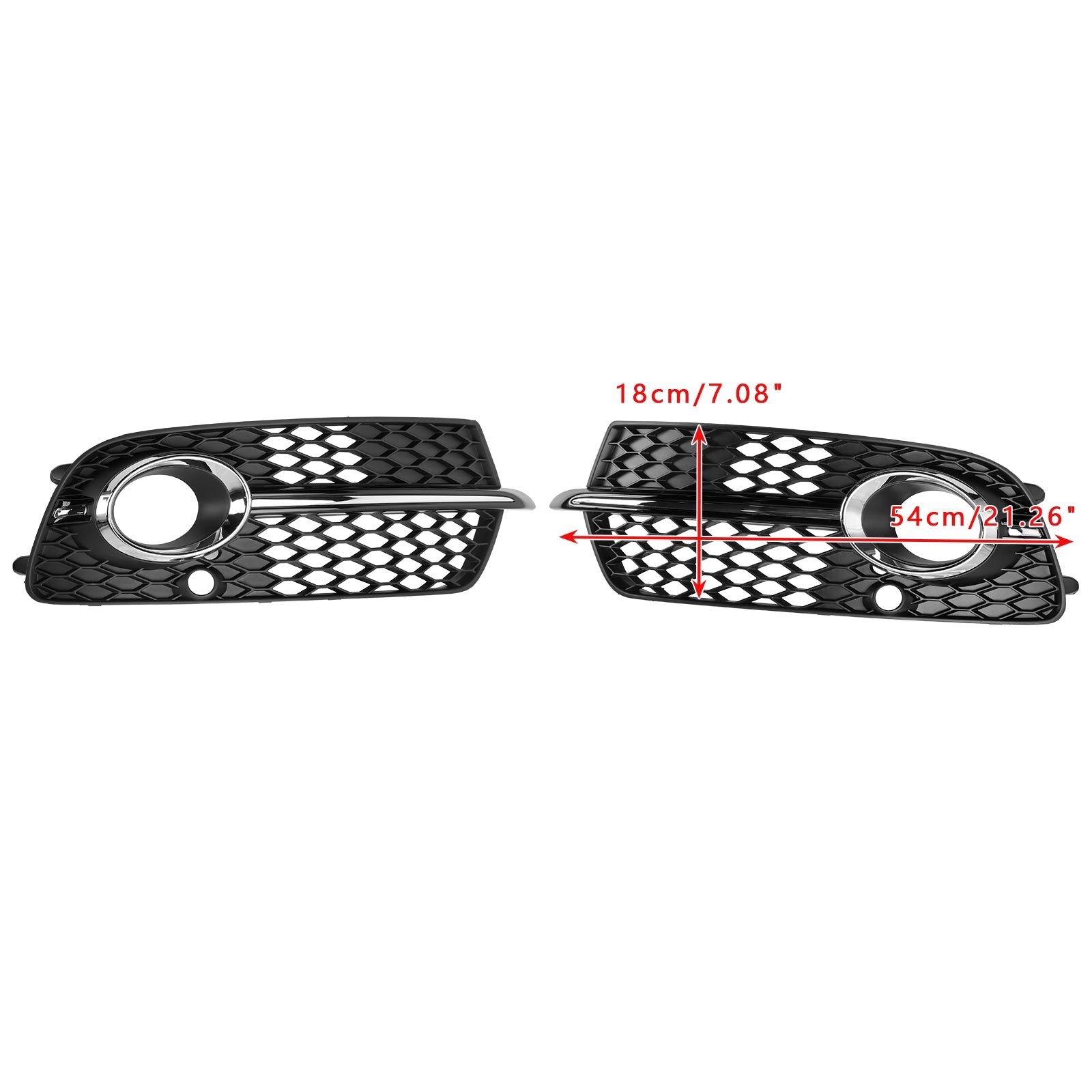 Mistlamp Grille voor Audi SQ5 2014-2017 Voorbumper 8R0807681S