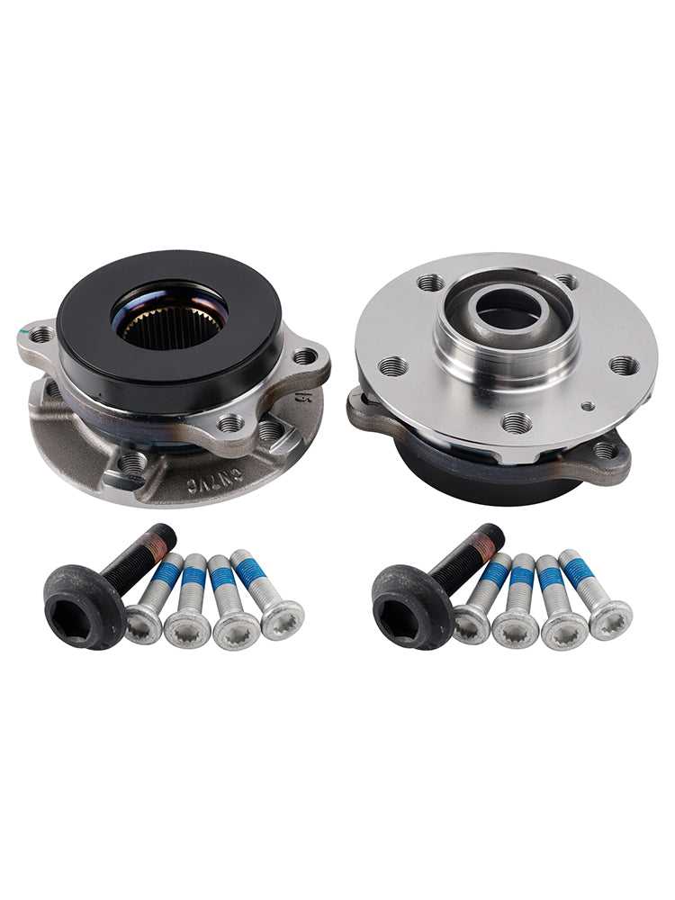 Komplet 2 prirobnic pesta sprednjega kolesa + ležaji + vijaki za Audi A4 8K, A6 C7, A5 8T, A8 4H in Q5 (referenca 4H0498625D).