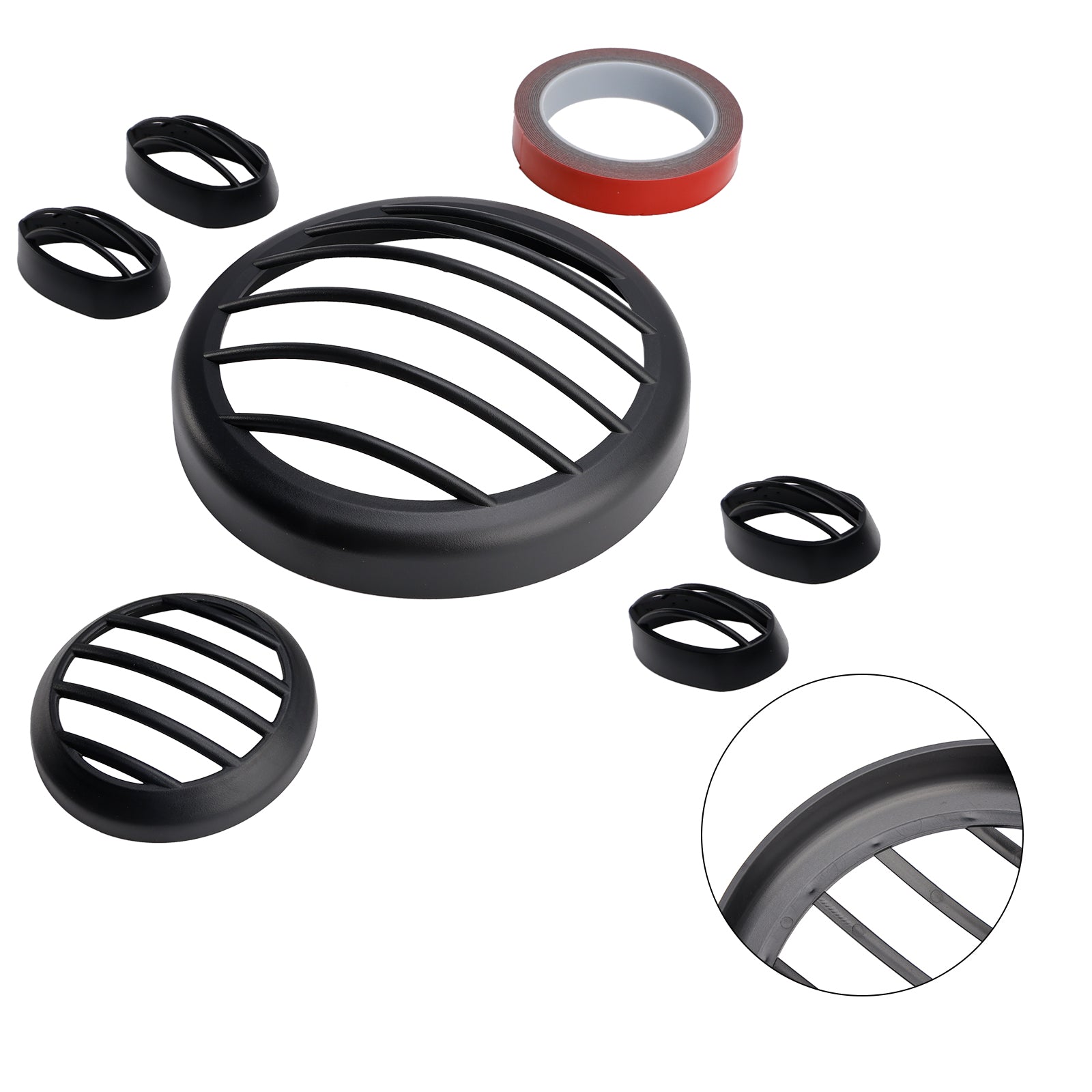 Kit de protección de faros negros para Yamaha PG-1 2023-2024