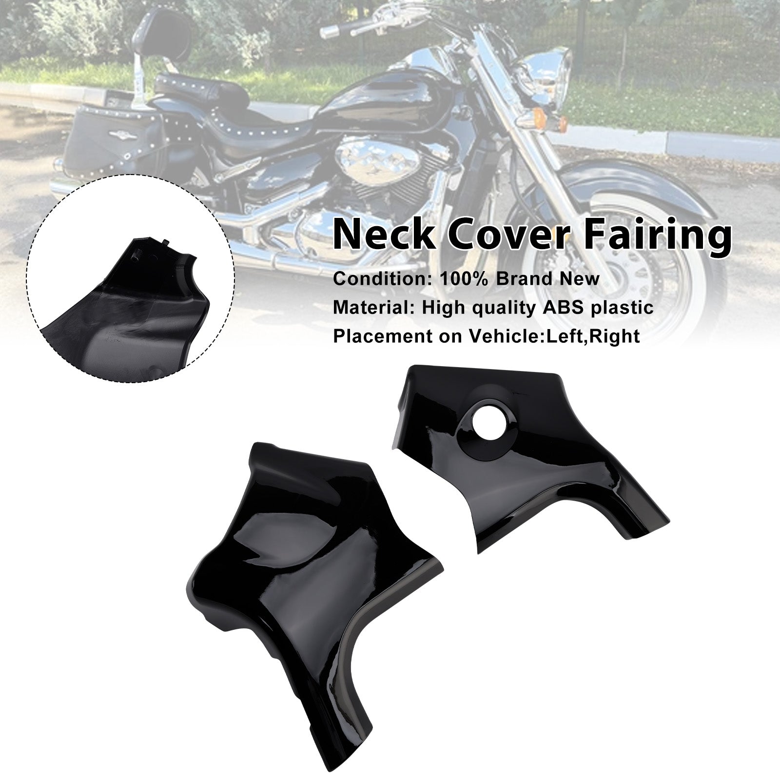 Carénage de protection de colonne de direction pour Suzuki Boulevard C50 C50T Volusia VL800 VL400