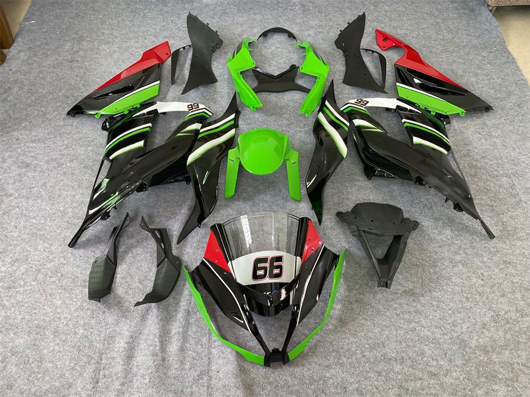 Kit de carénage injecté en plastique ABS pour Kawasaki ZX6R 636 2013-2018