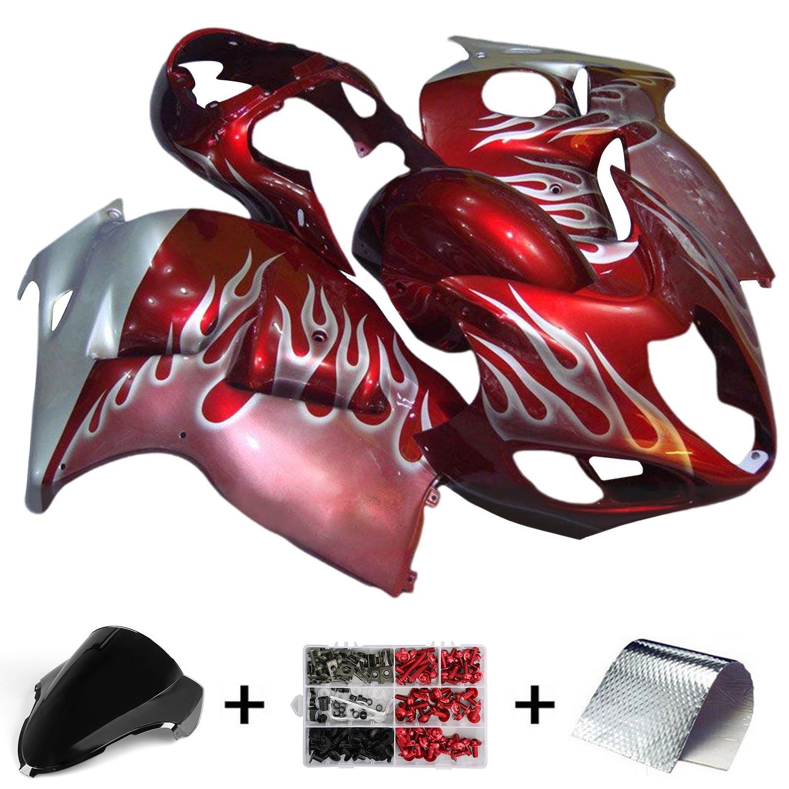 Kit carenatura iniezione carrozzeria in plastica ABS Suzuki Hayabusa GSX1300R 1999-2007