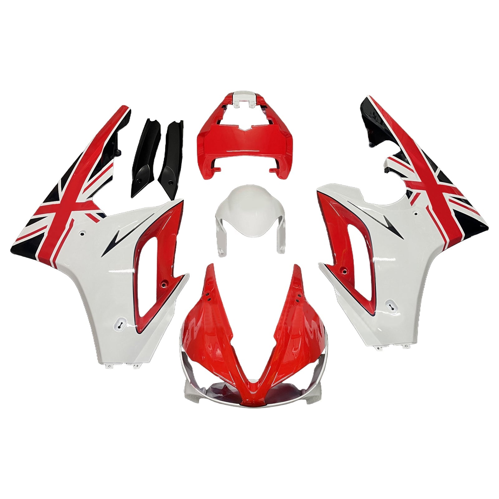 Kit de carénage d'injection Triumph Daytona 675 2009-2012 Carrosserie Plastique ABS