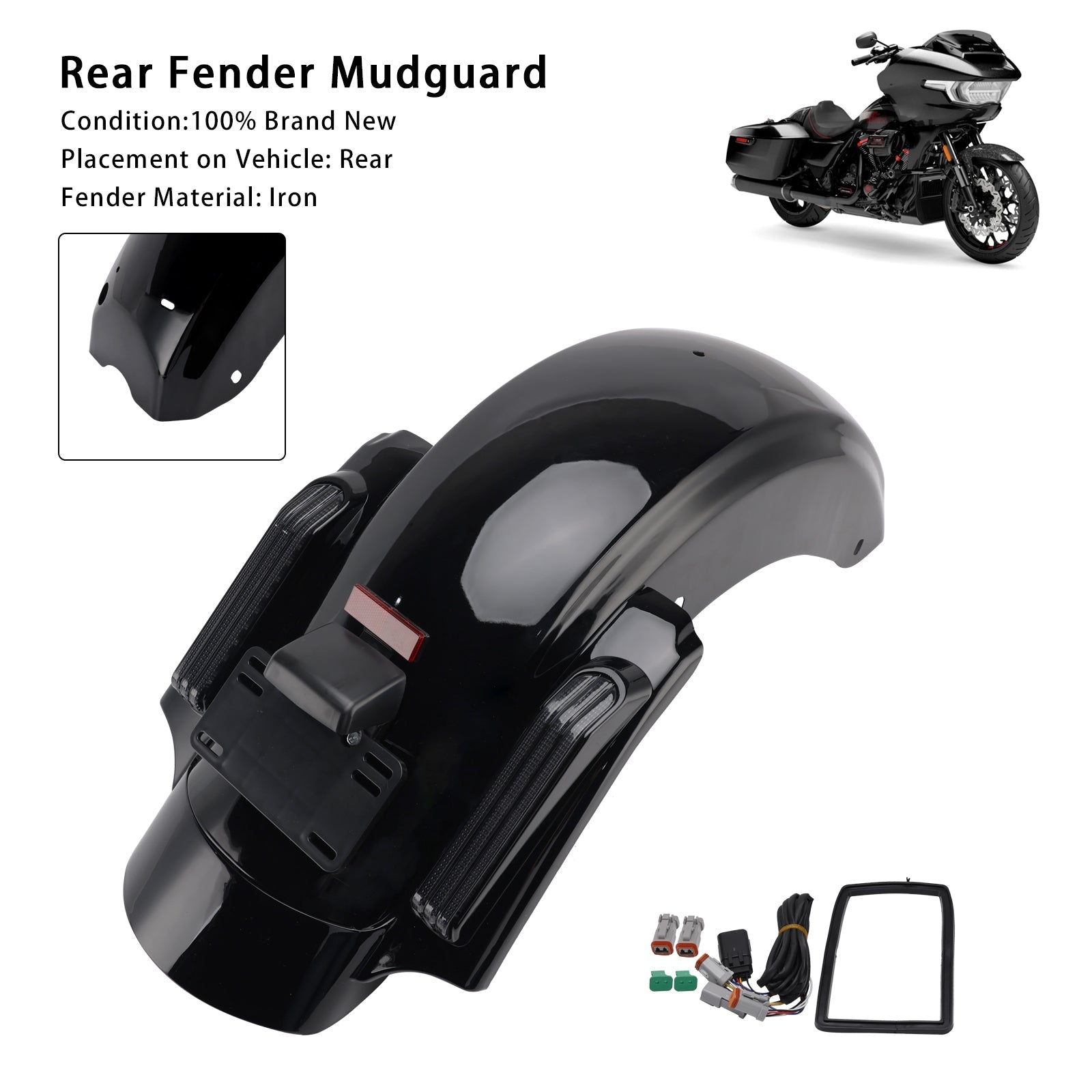 Sistem zadnjih blatnikov za Touring Road Glide Street Glide CVO 2023-2025