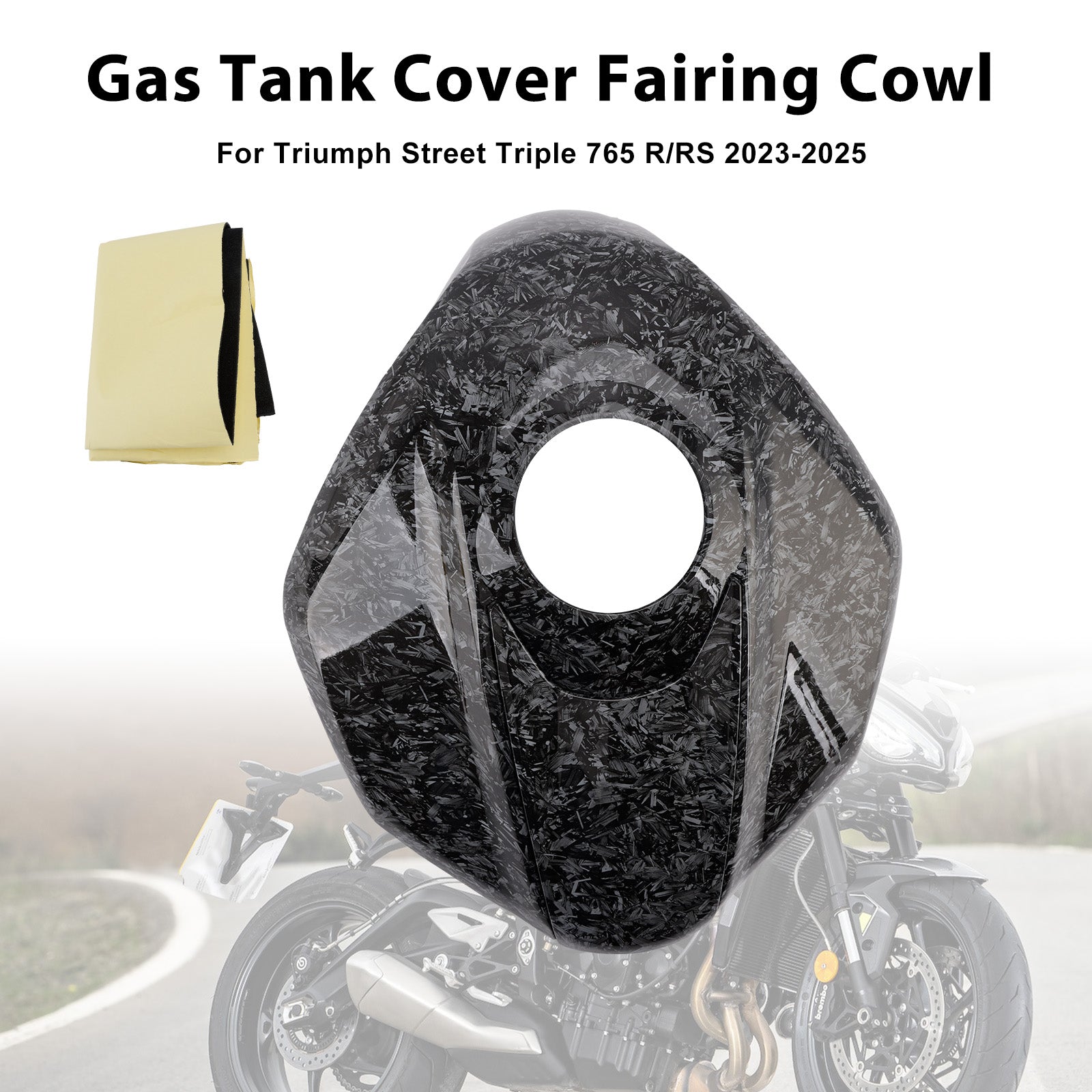 Cache de réservoir d'essence et garniture de carénage pour Street Triple 765 R/RS 2023-2025
