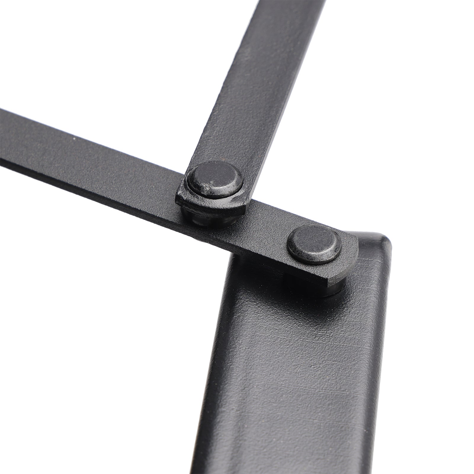 Escabeau, 2 niveaux, pliable, aluminium, large, léger, compact, échelle