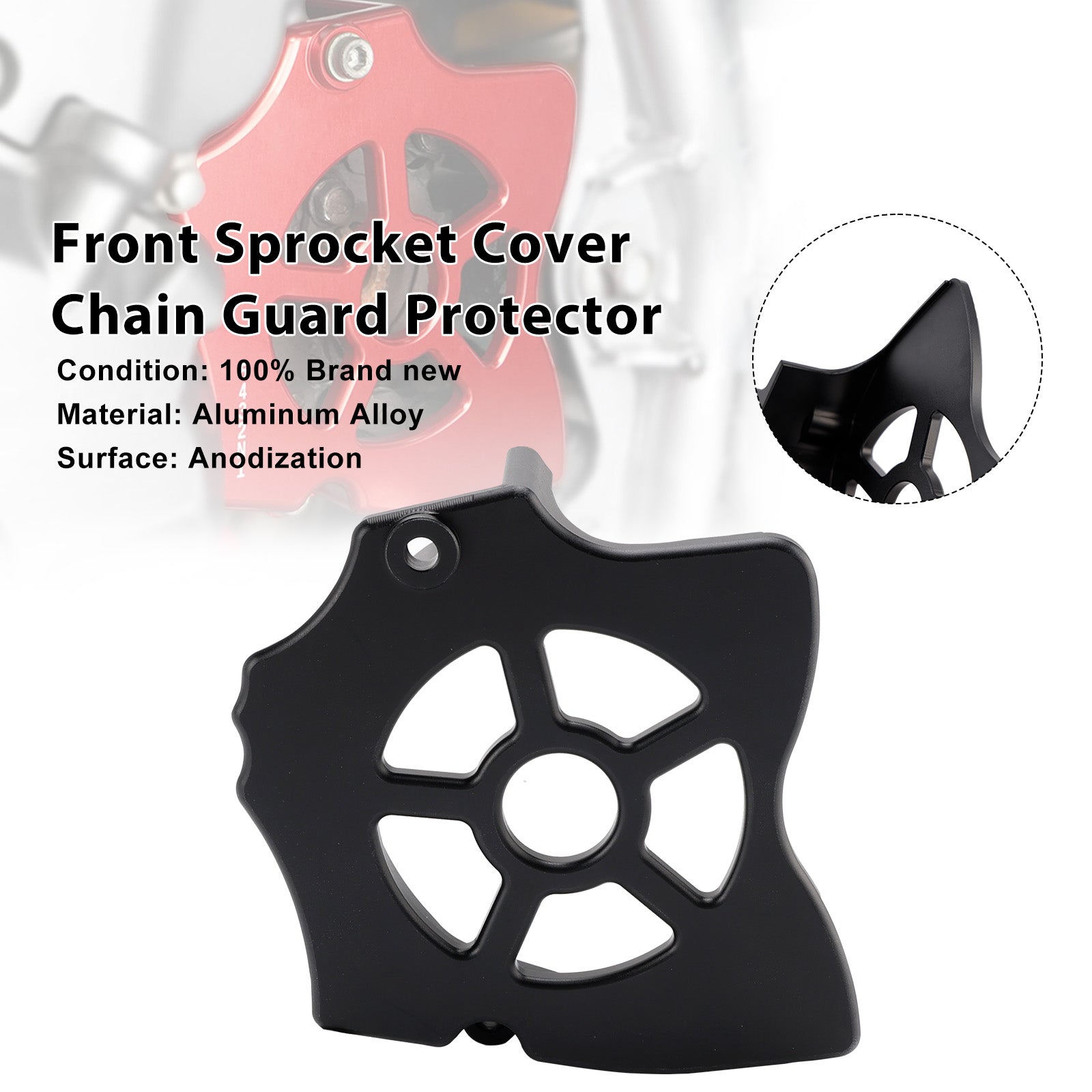 Protection de chaîne et cache-pignon avant pour Honda XR650L (1993-2025)