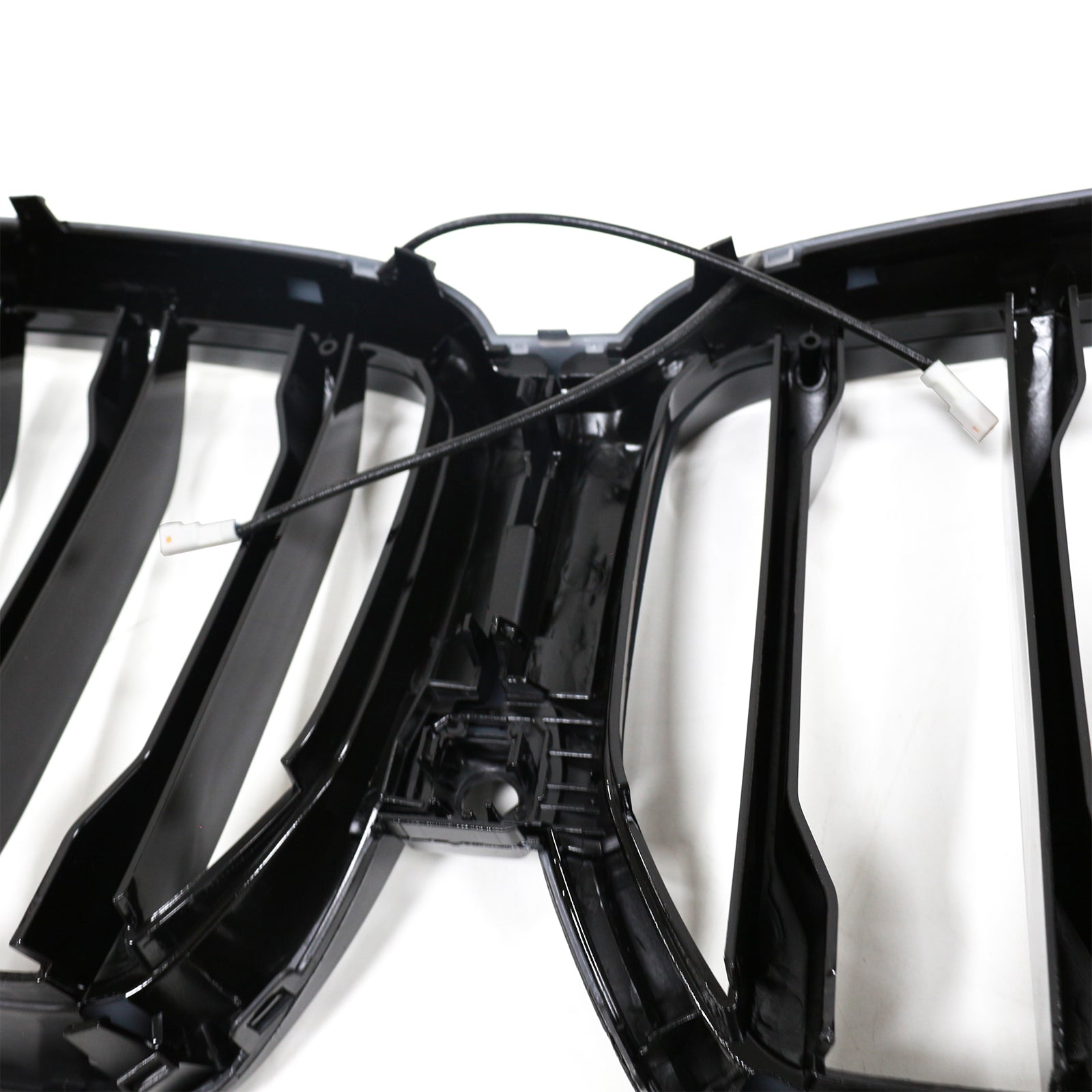 Grille de pare-chocs avant noire pour BMW X6 G06 M60i 2023-2025 avec trou pour caméra