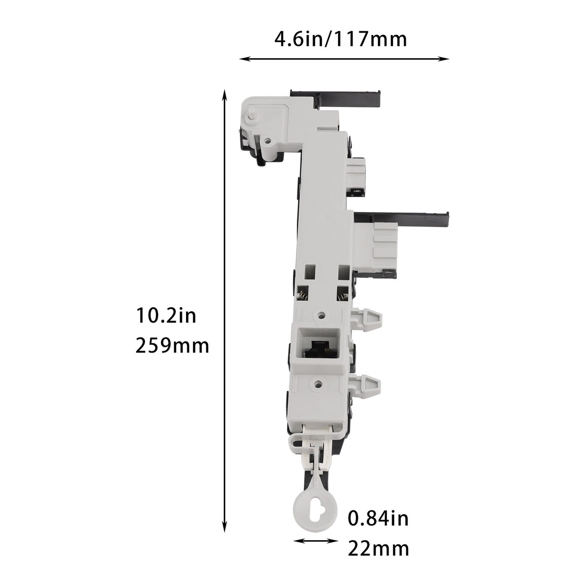 Türverriegelungsschalter für Waschmaschinen DC64-00519B, Ersatzteil für Samsung und Kenmore
