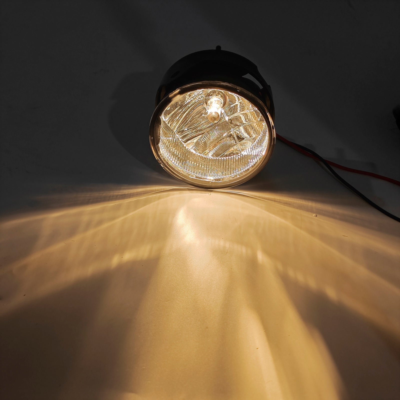 Par de luces antiniebla delantera con bombillas para Ford Expedition 2007-2014, vidrio transparente