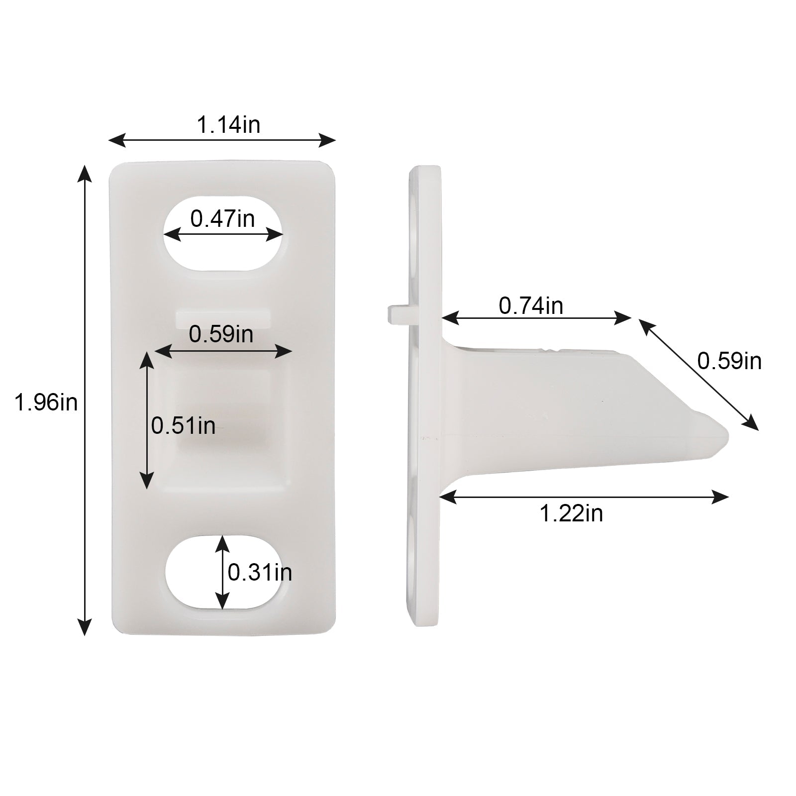 Envoltura de bloqueo de la puerta de lavado WH01x20823 para GE Hotpoint, AP6004903 PS11736830 Reemplazo