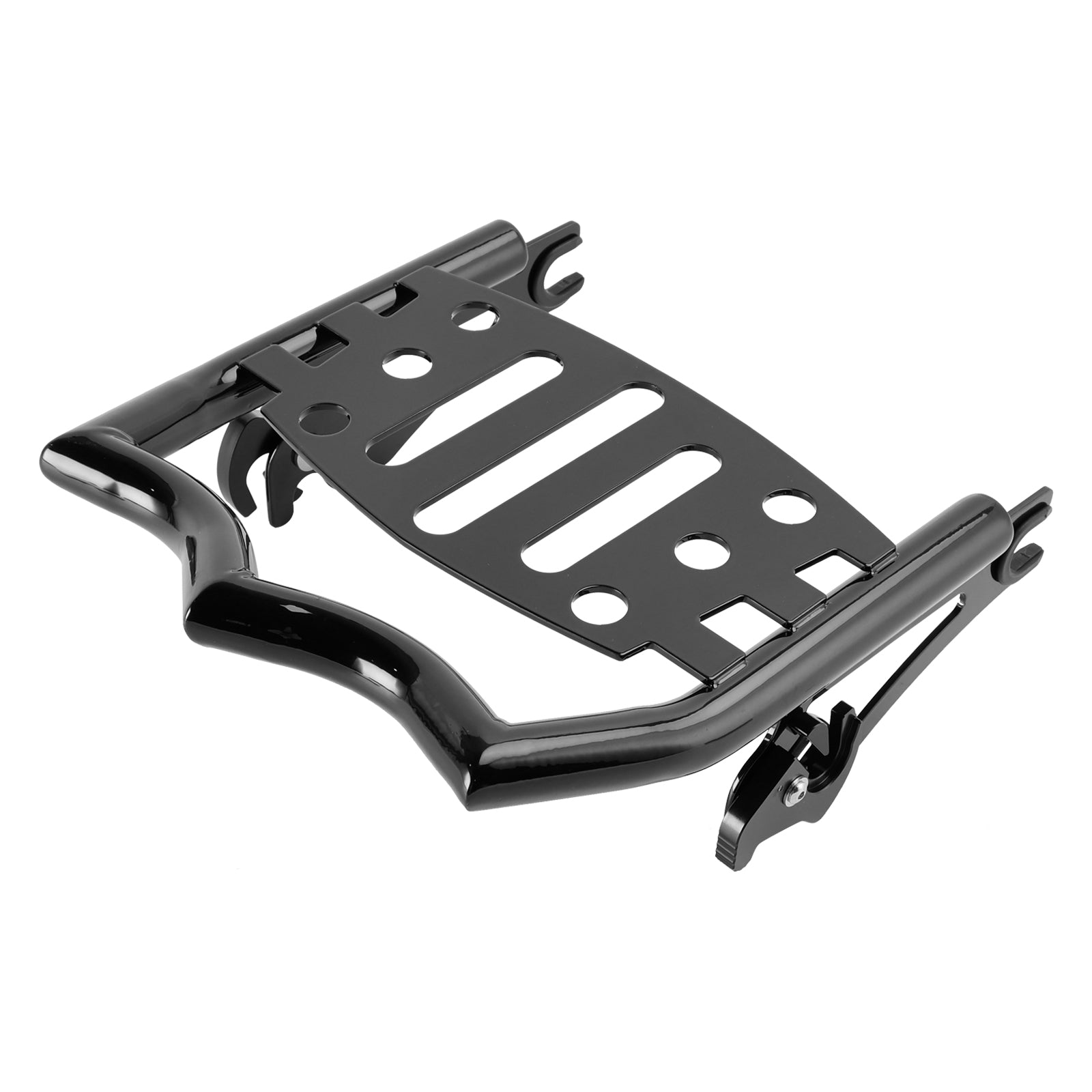 Shiny Black Snembleble Raggage Rack za Electra Glide Ultra Classic flhtcu/I 2009-2019