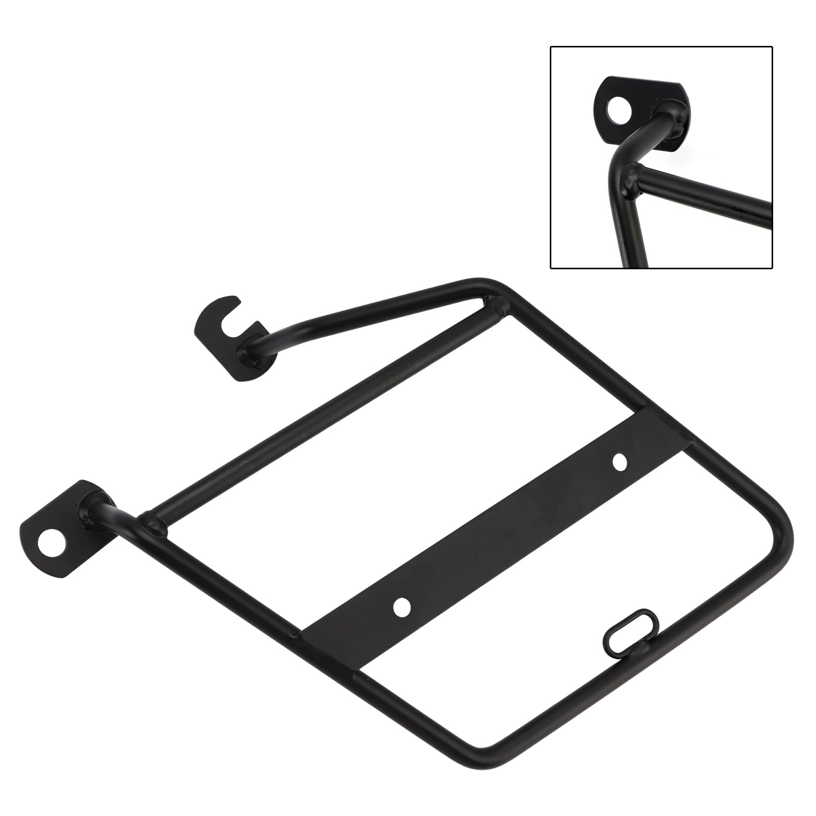 Soporte de alforjas laterales para portaequipajes Kawasaki W800 2011-2025, 24 pulgadas, lado derecho