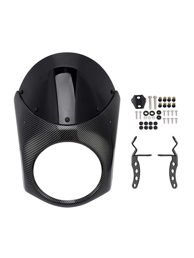 Fiera del parabrezza del faro per eliminatori Kawasaki 500 2024-2025