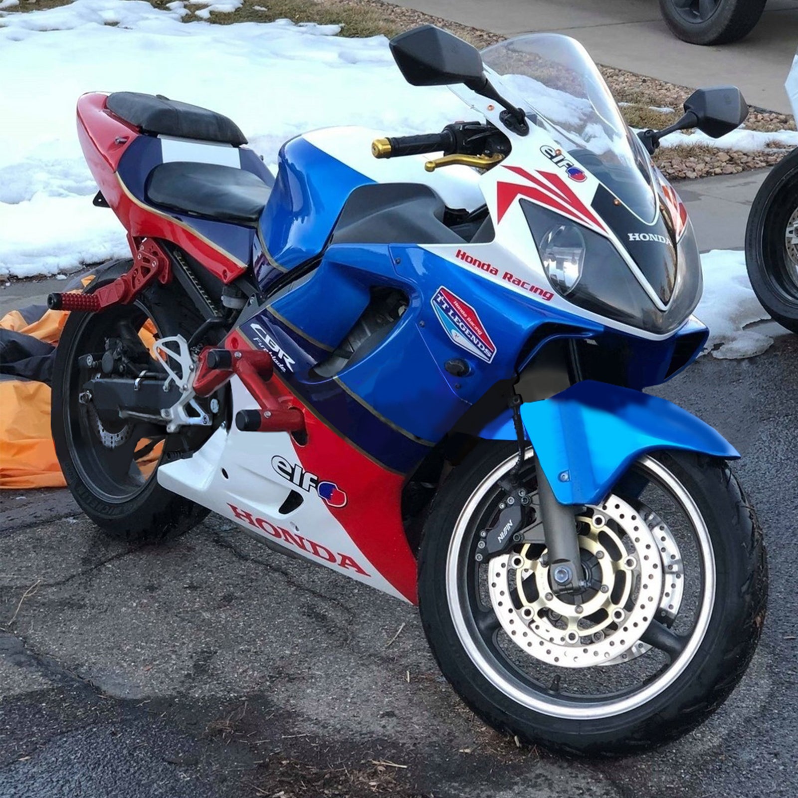 Kit de carénage par injection , carrosserie en plastique ABS Pour Honda CBR600 F4i 2001-2003