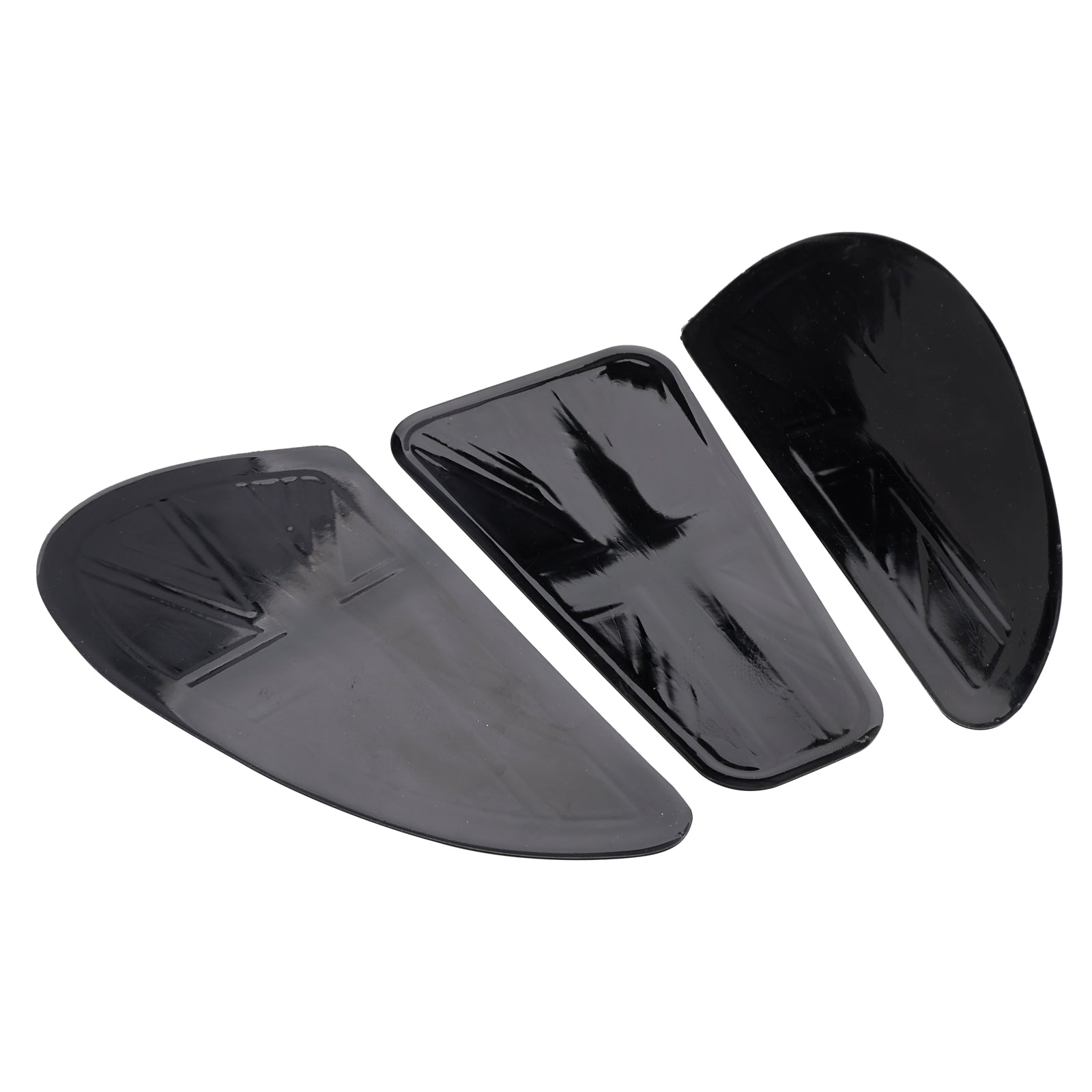 Kneless per serbatoio del carburante - Union Jack - Red - Retro Cafe Racer Tank Protections