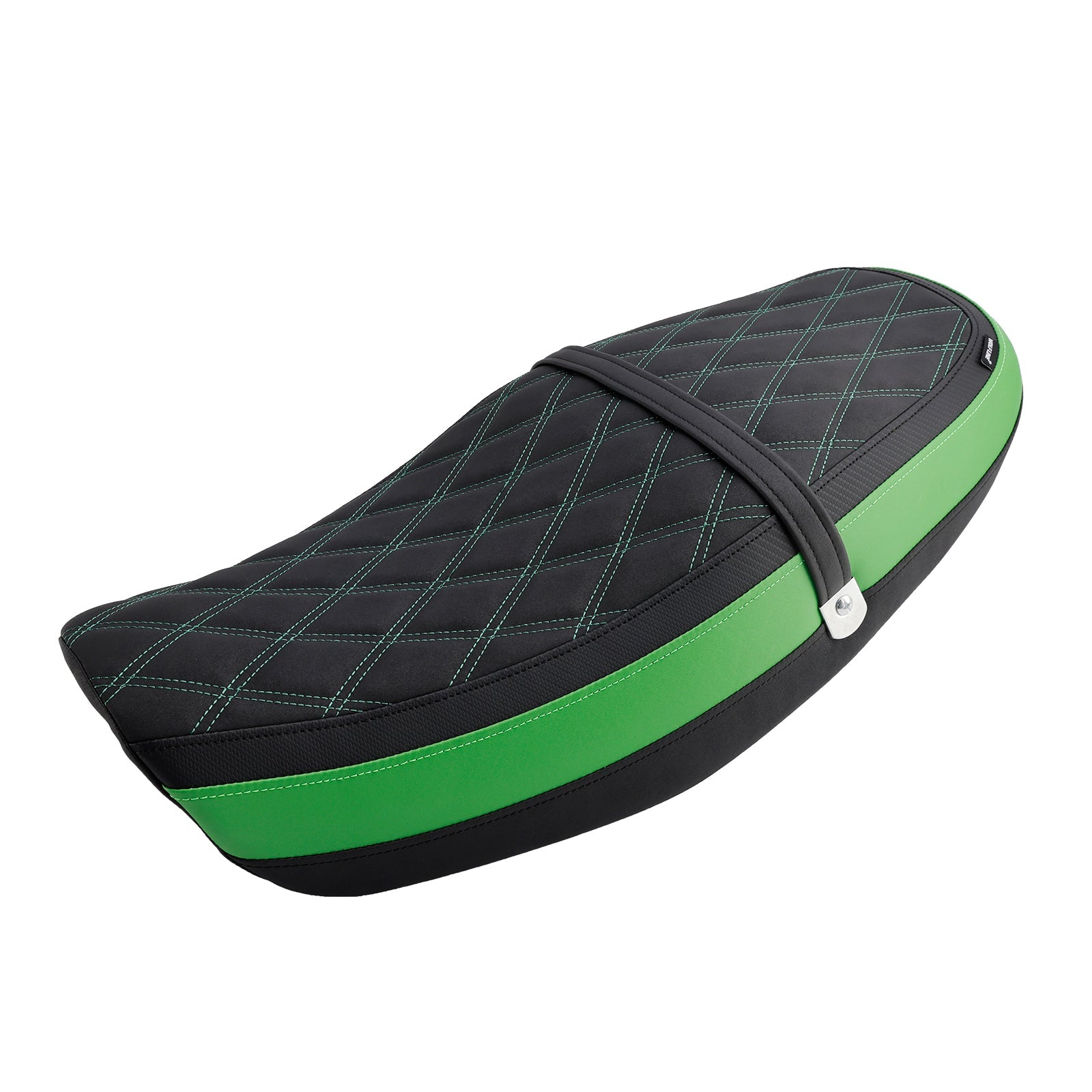 Przednie i tylne siodło pasażerskie z poduszką dla Kawasaki Z900RS 2018-2024, zielone