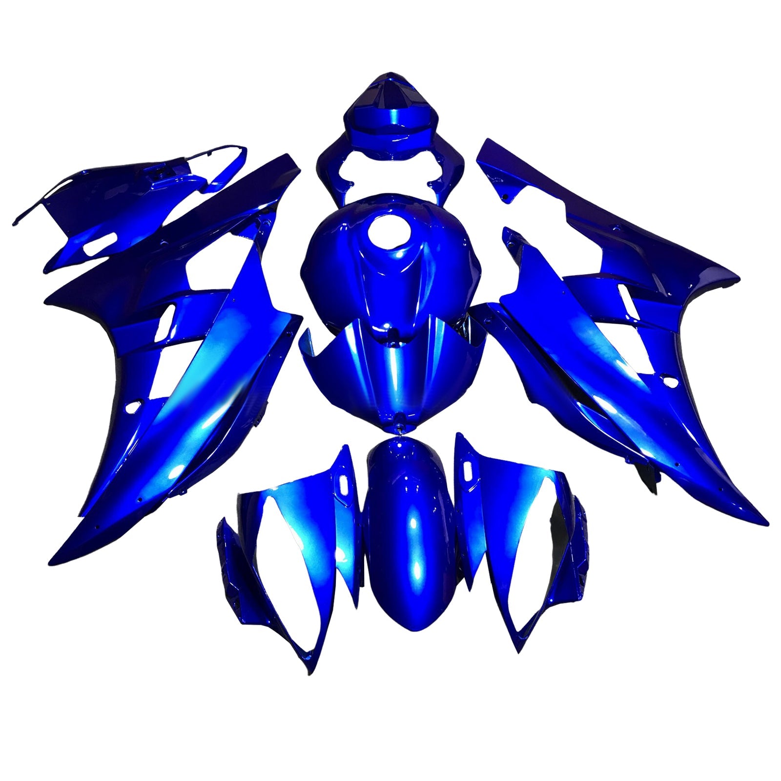 ABS kunststof geïnjecteerde kuipset voor Yamaha YZFR6 YZF-R6 2006-2007