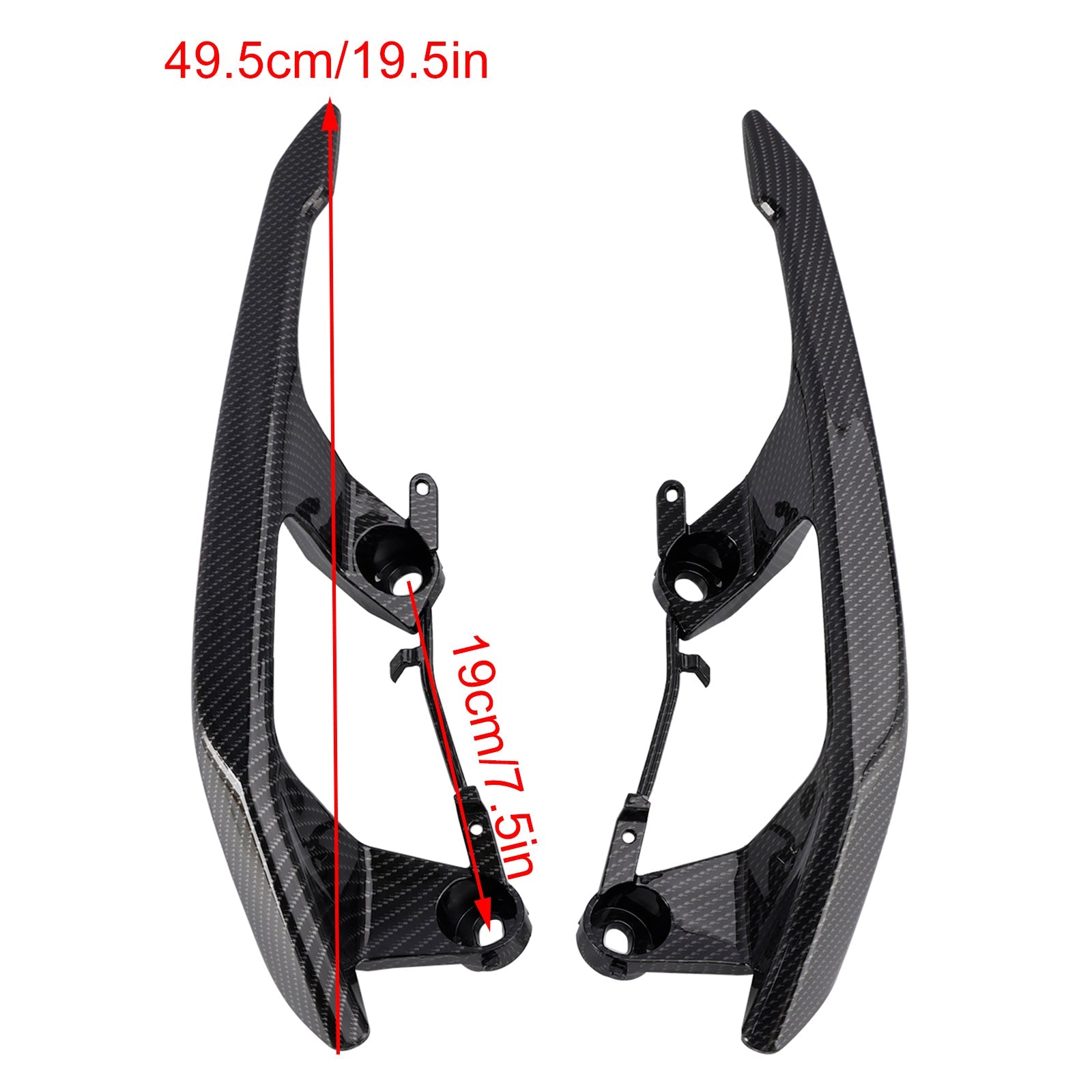 Reposabrazos del pasajero con soporte manual para Yamaha X-Max 300 2023-2024