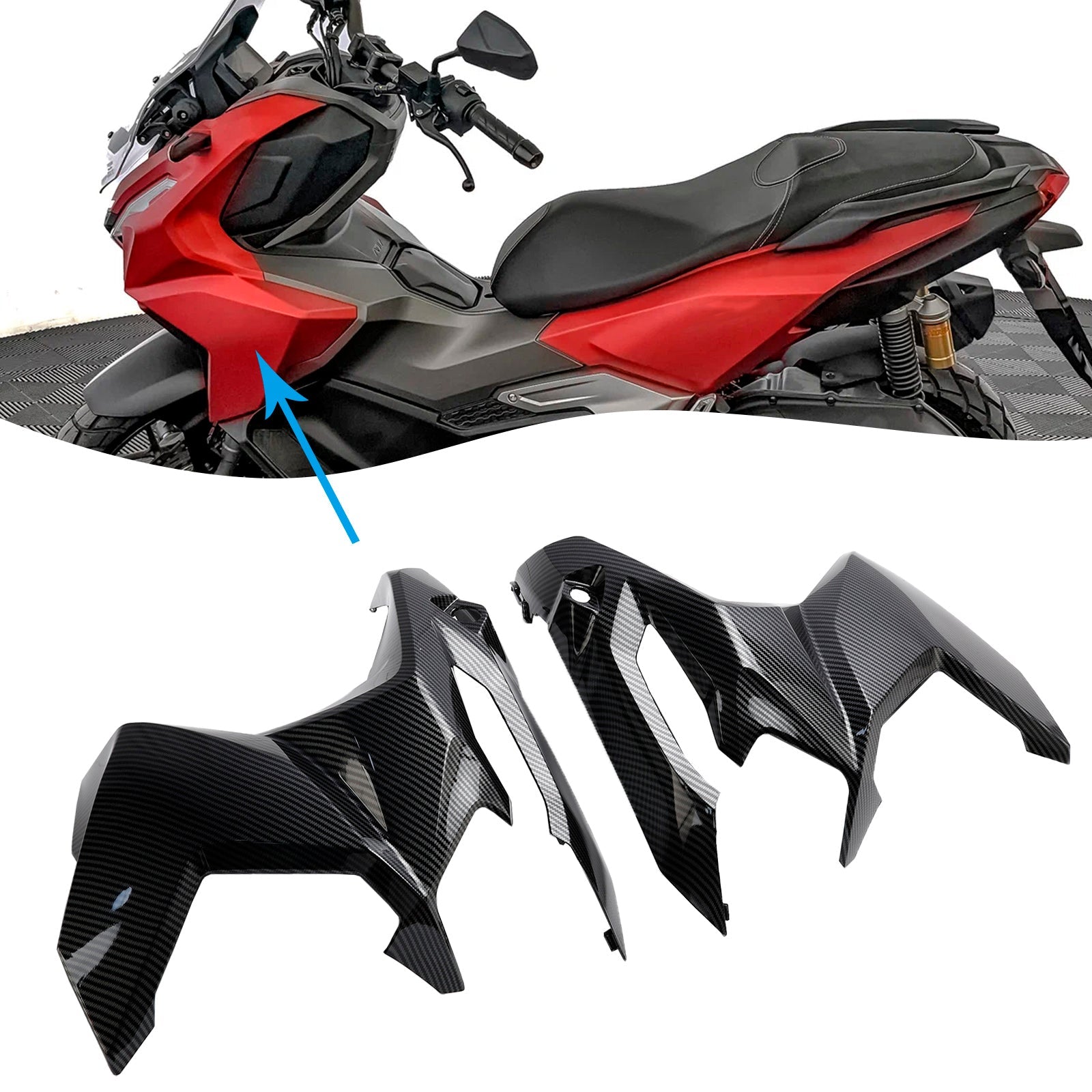 Sivupaneelin lakko ennen Honda Adv 160 2023-2024