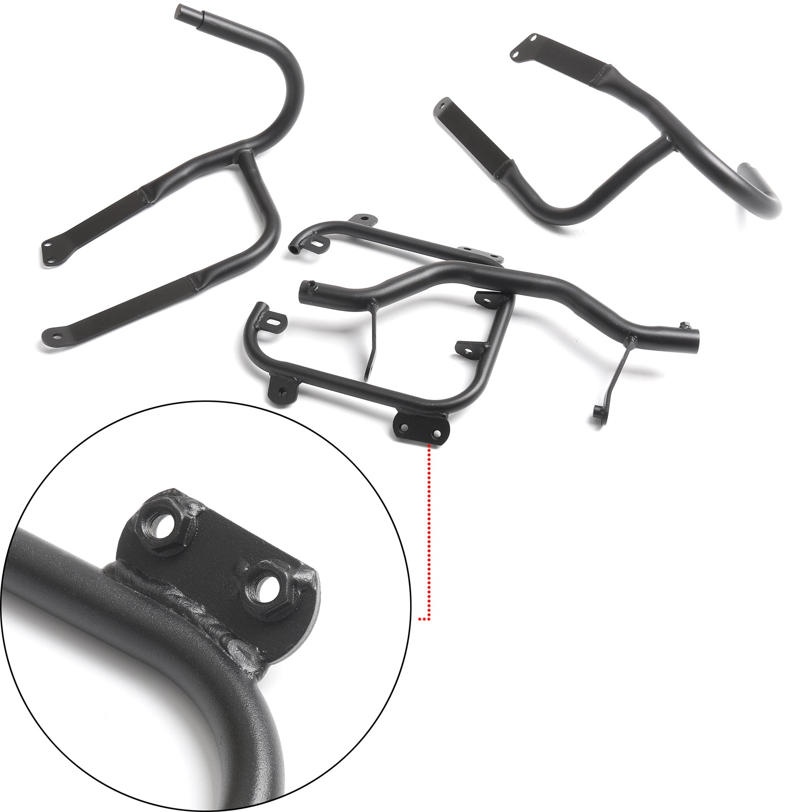 Crash bars Protection Fit For BMW R1200RT 2005-2013 2011 2012 Black