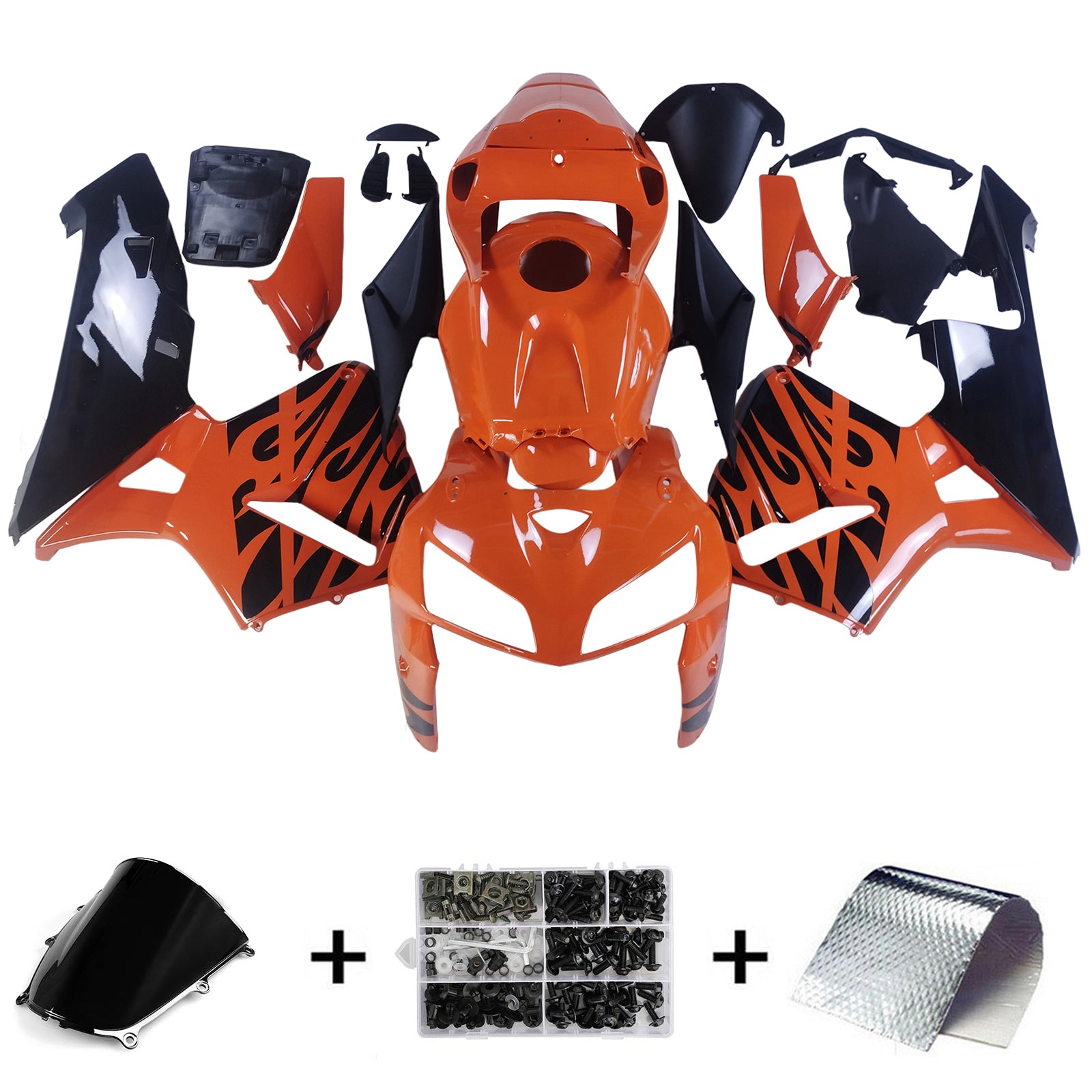 Kit de carénage par injection, carrosserie en plastique ABS pour Honda CBR600RR 2005-2006 F5