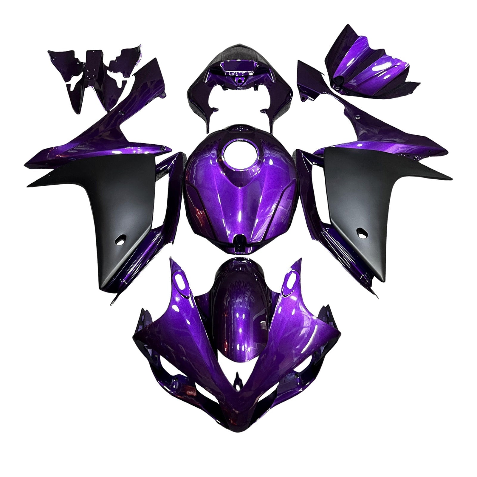 Kit carenatura iniettata in plastica ABS per Yamaha YZFR1 YZF-R1 2007-2008
