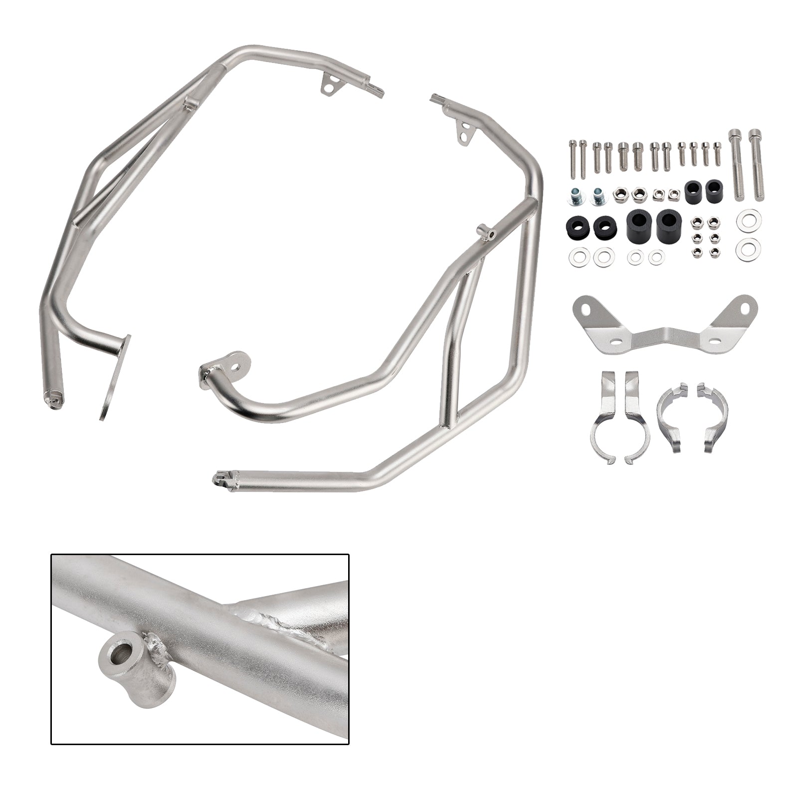 Pare-chocs avant, protection moteur et cadre en acier pour BMW S1000Xr et M1000Xr (2024-2025).