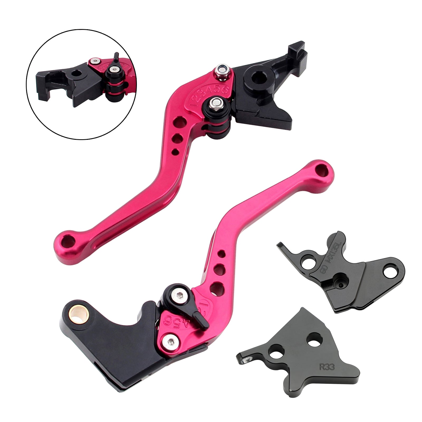 Ročica kratke zavore in sklopke za Yamaha YBR125 2005–2014