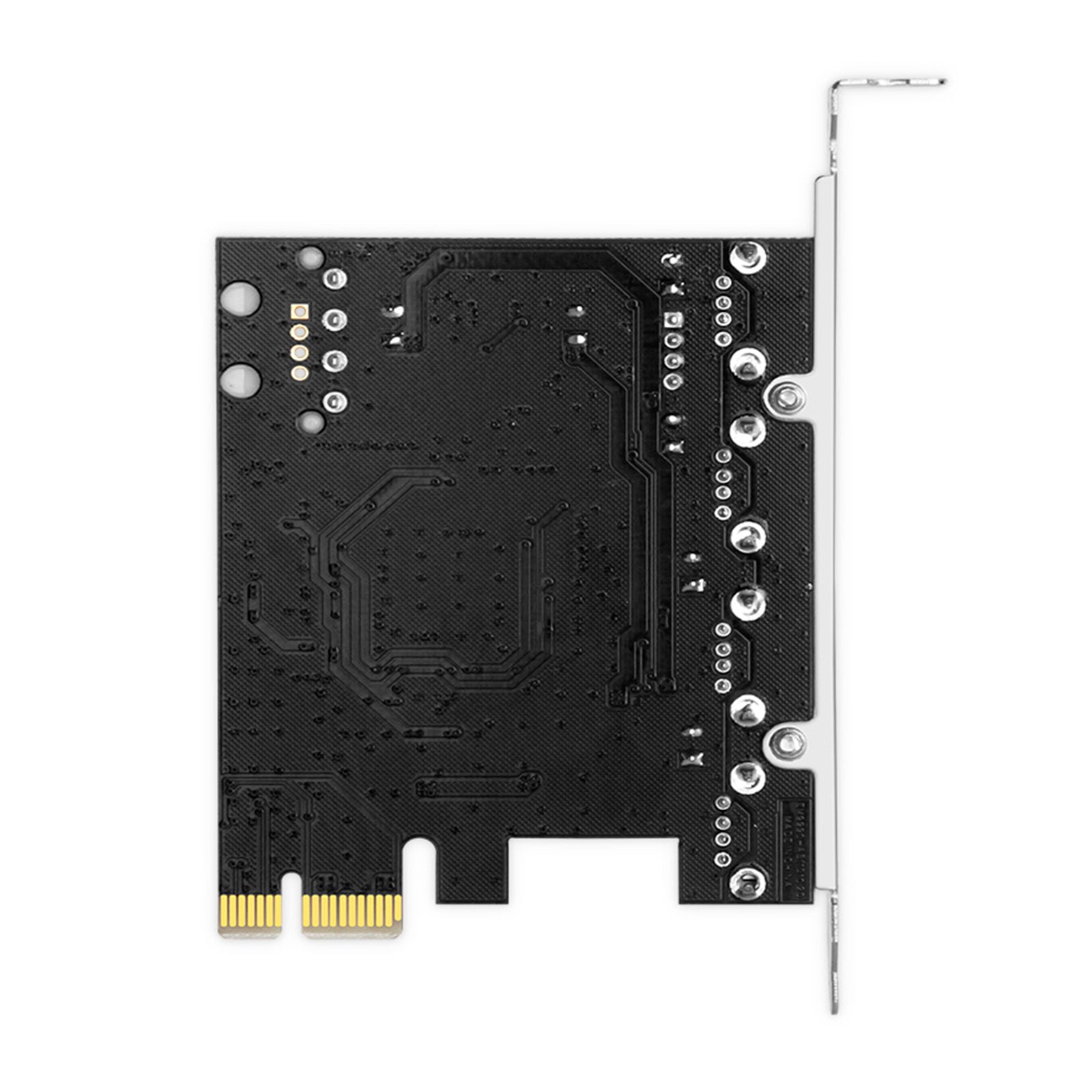 Carte d'extension HUB 2.0 PCIE vers USB 2.0, adaptateur Moschip, alimentation 4 broches