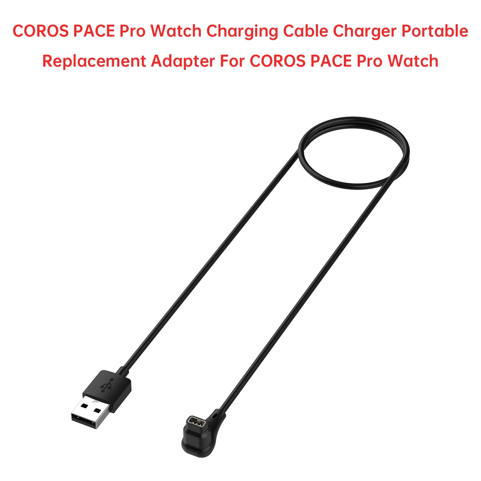 Carga de cable y adaptador para Coros Pace Pro Watch