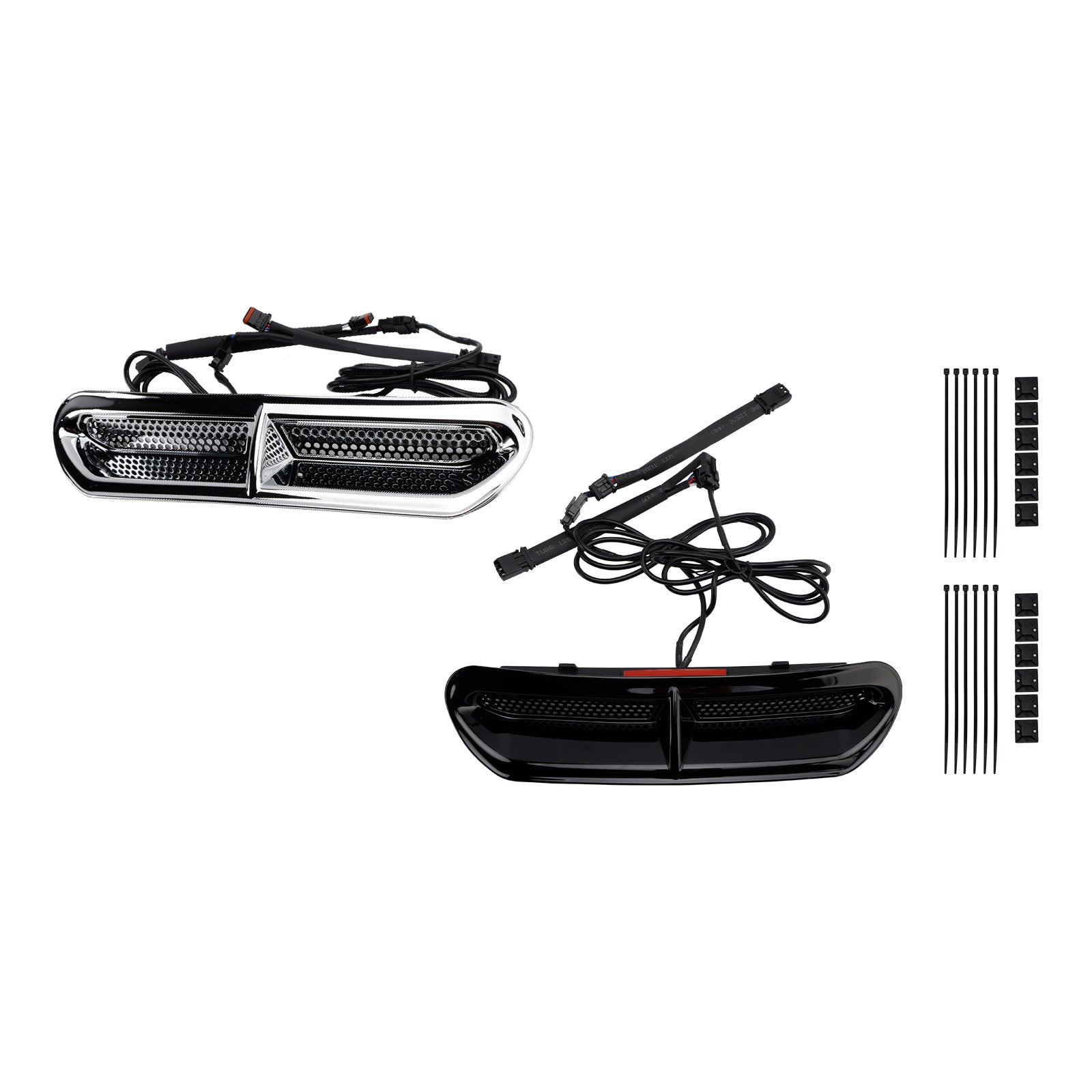 Illuminazione a LED per presa d'aria della carenatura anteriore per Touring Street Glide 2014-2024