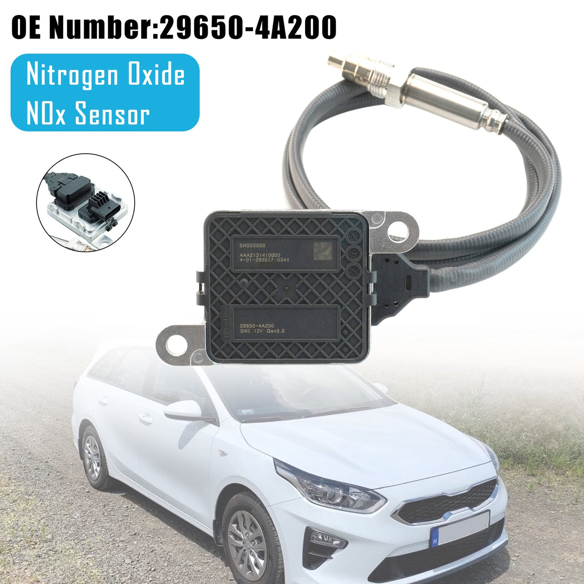 Stikstofoxide NOx-sensor 29650-4A200 voor KIA CEED 1.0