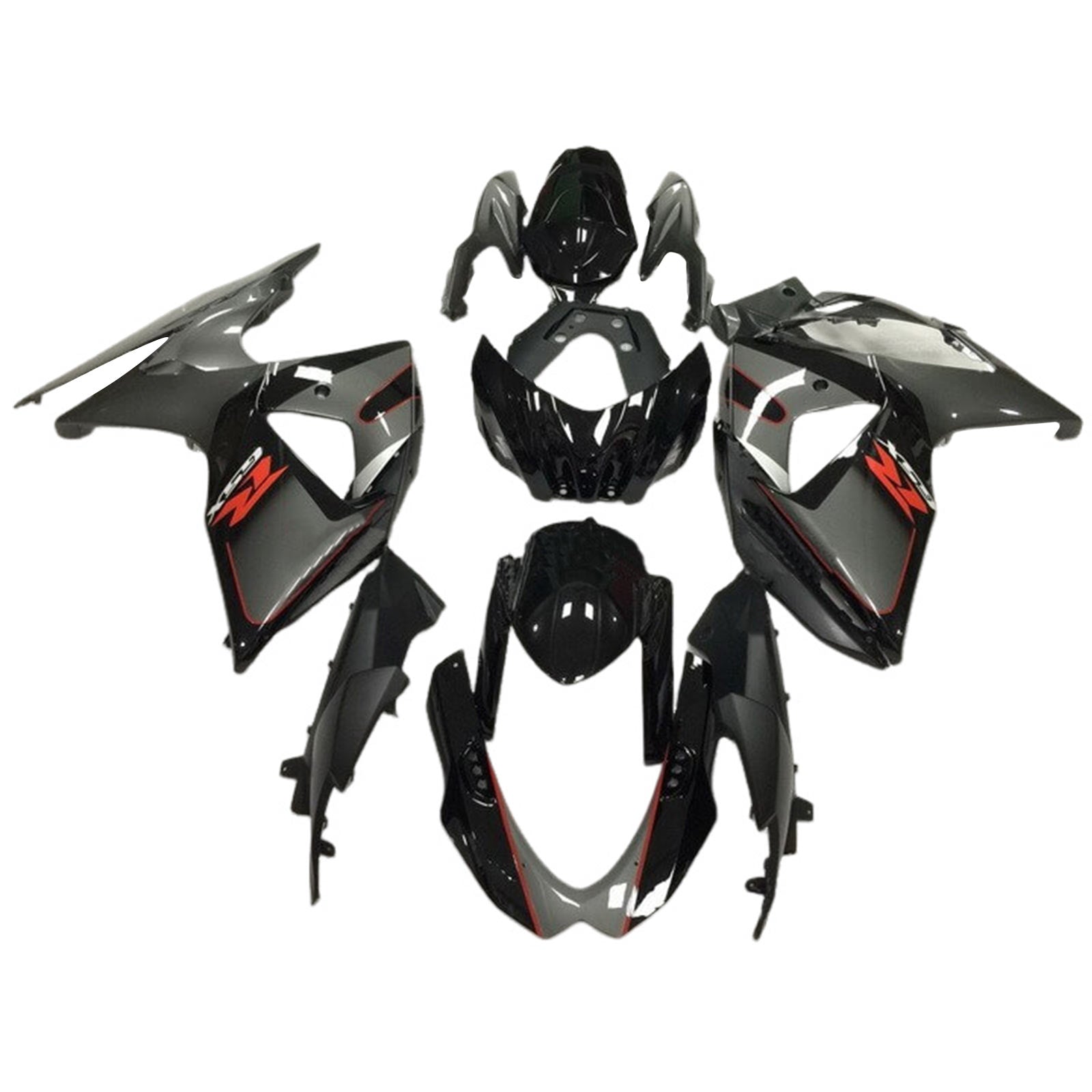 Ruiskutussuojasarja Suzuki GSXR1000 K9 2009-2016 ABS muovinen kori