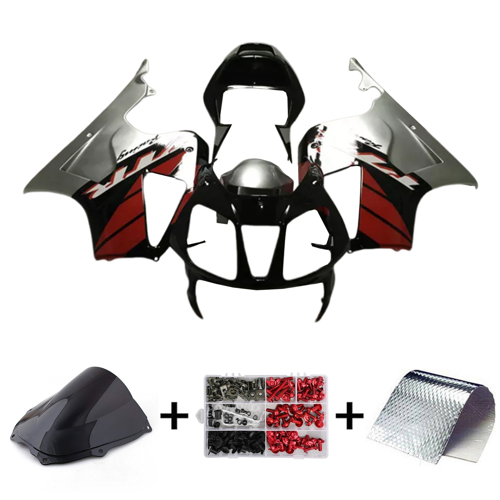 Injectiekuipset Honda VTR1000 RC51 2000-2006 ABS kunststof carrosserie