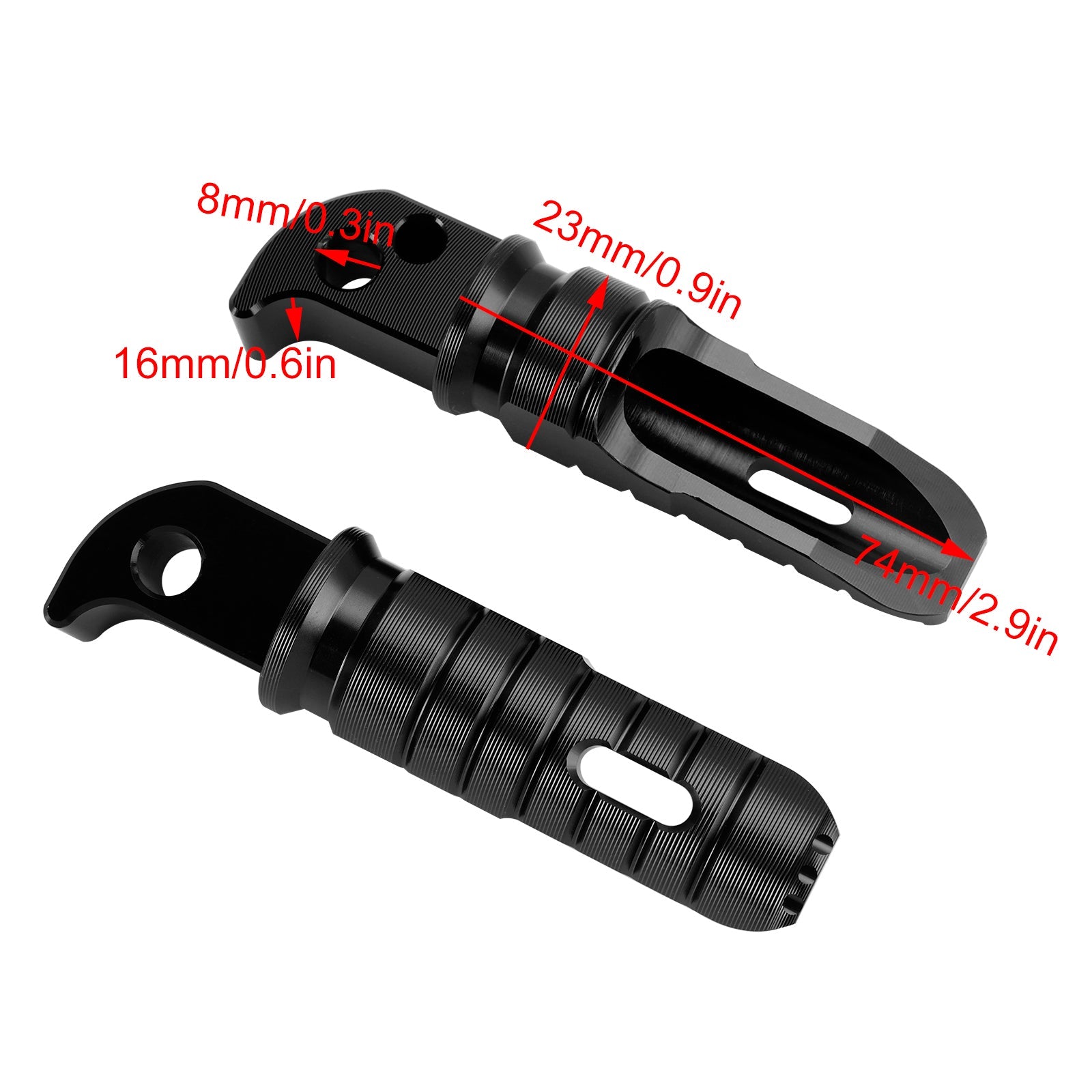 Poggiapiedi posteriore per Yamaha YZF R7 MT07 MT09 Tracer 9/ GT/ GT+ 21-24