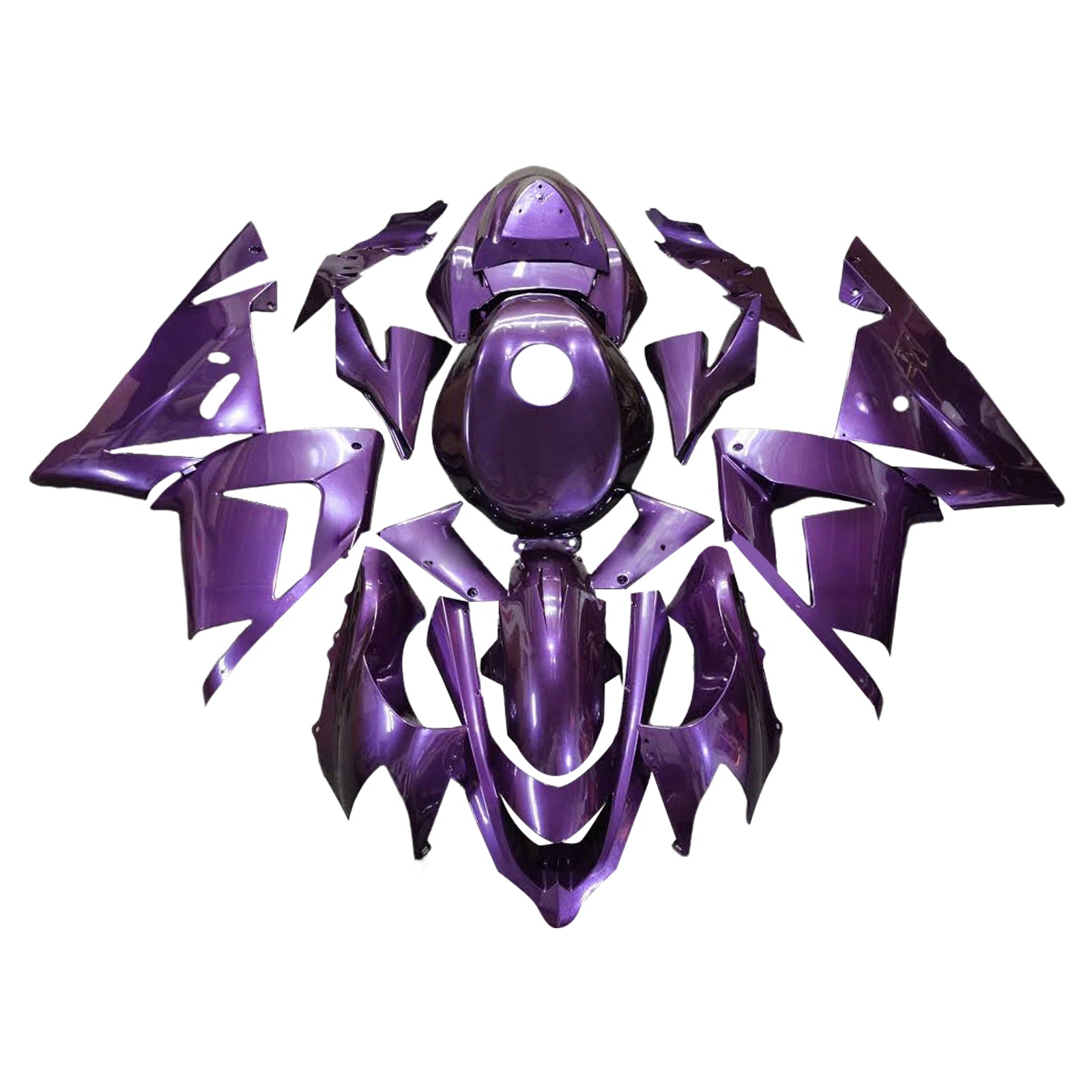 Kit de carenado de inyección, carrocería de plástico ABS para Kawasaki ZX10R 2004-2005