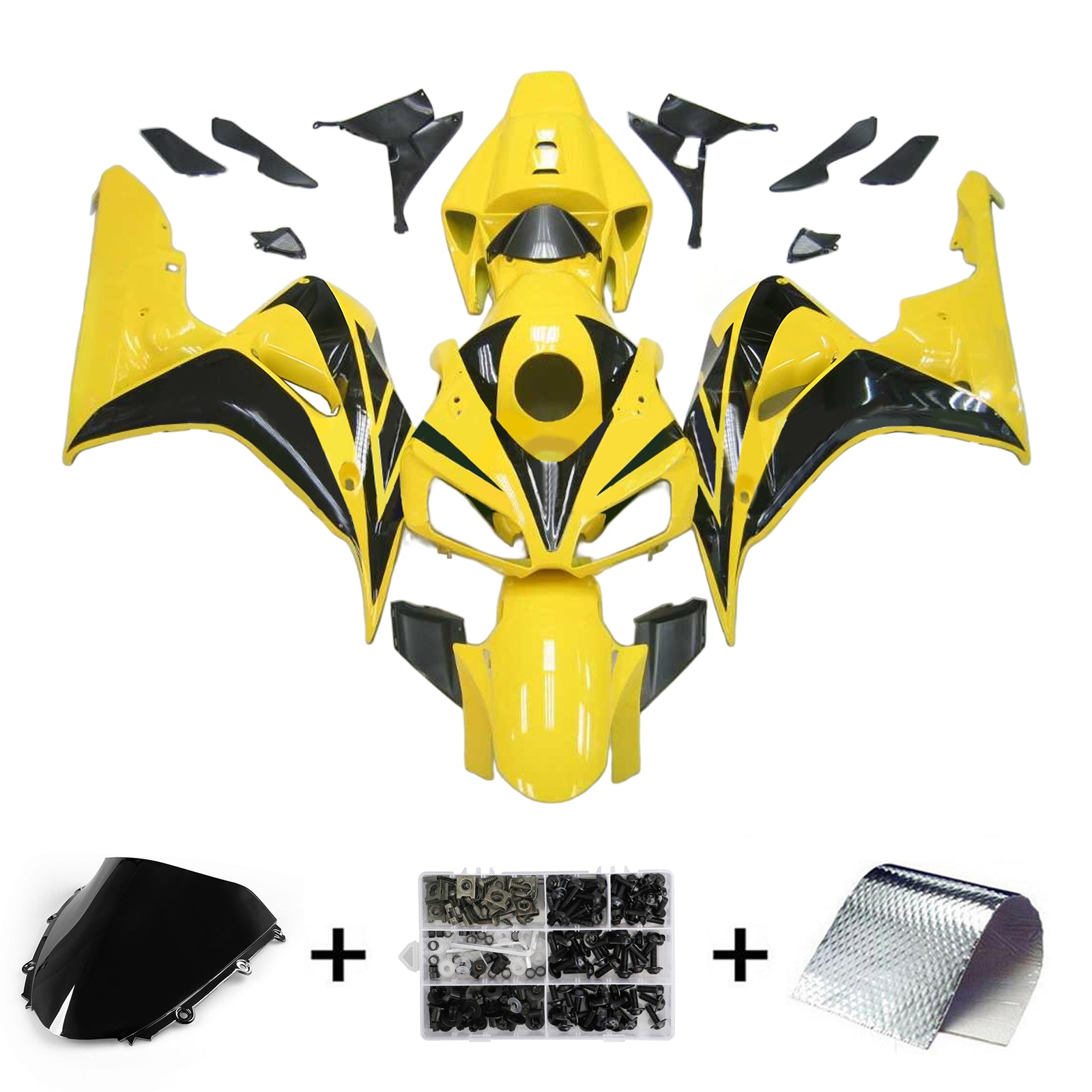 Kit de carénage injecté en plastique ABS pour Honda CBR1000RR 2006-2007