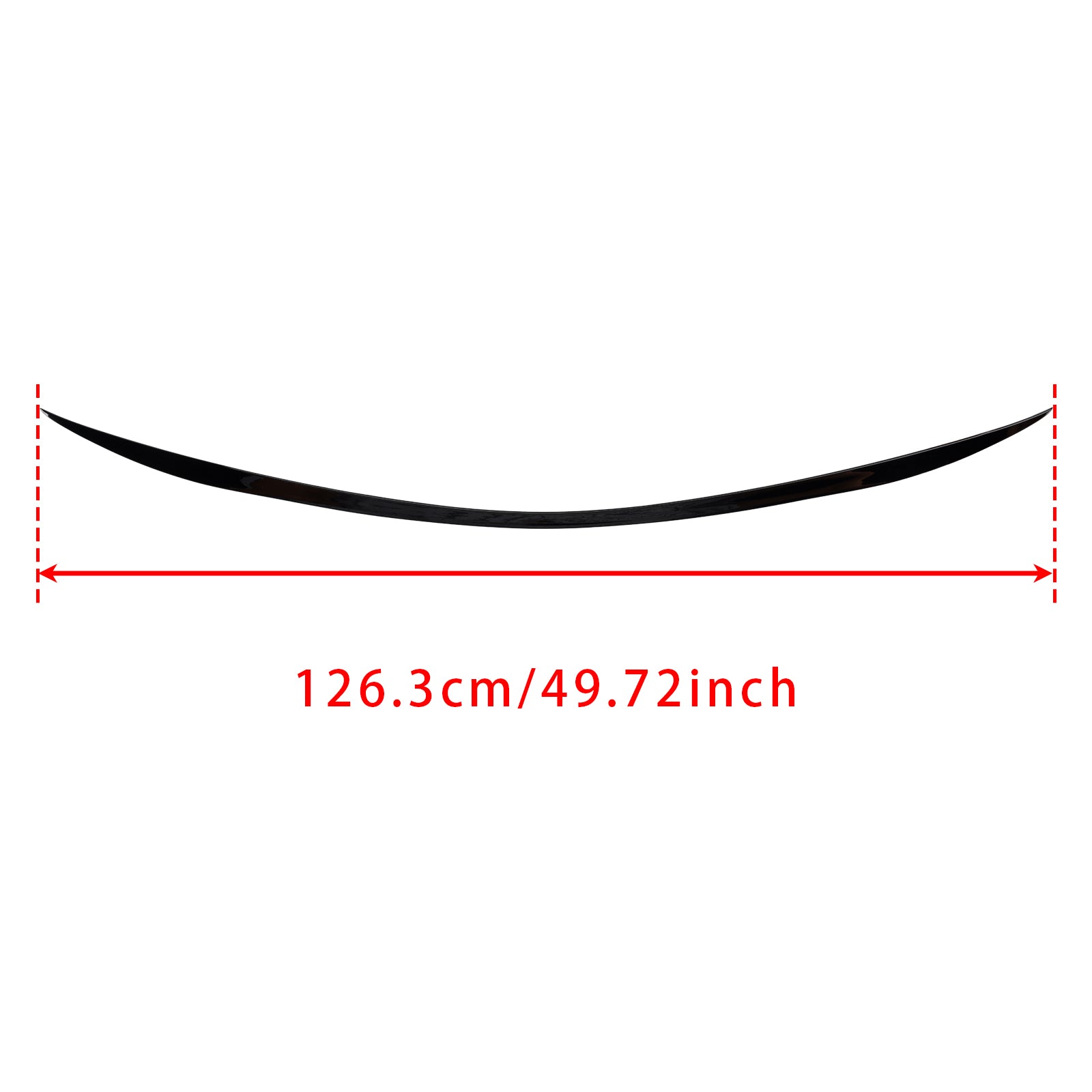 Spoiler posteriore nero lucido per Mercedes-Benz Classe C W205 AMG C63 2014-2021