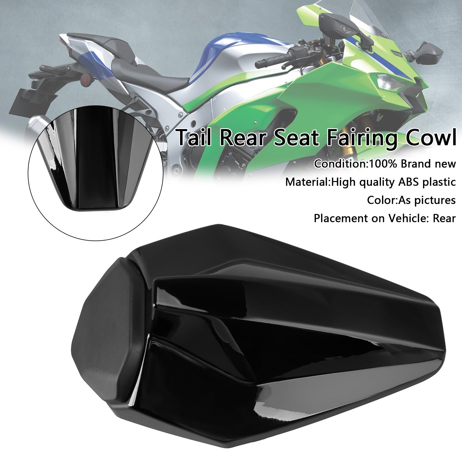 Racing posteriore sella per Kawasaki ZX10R ZX-10R 2016-2025