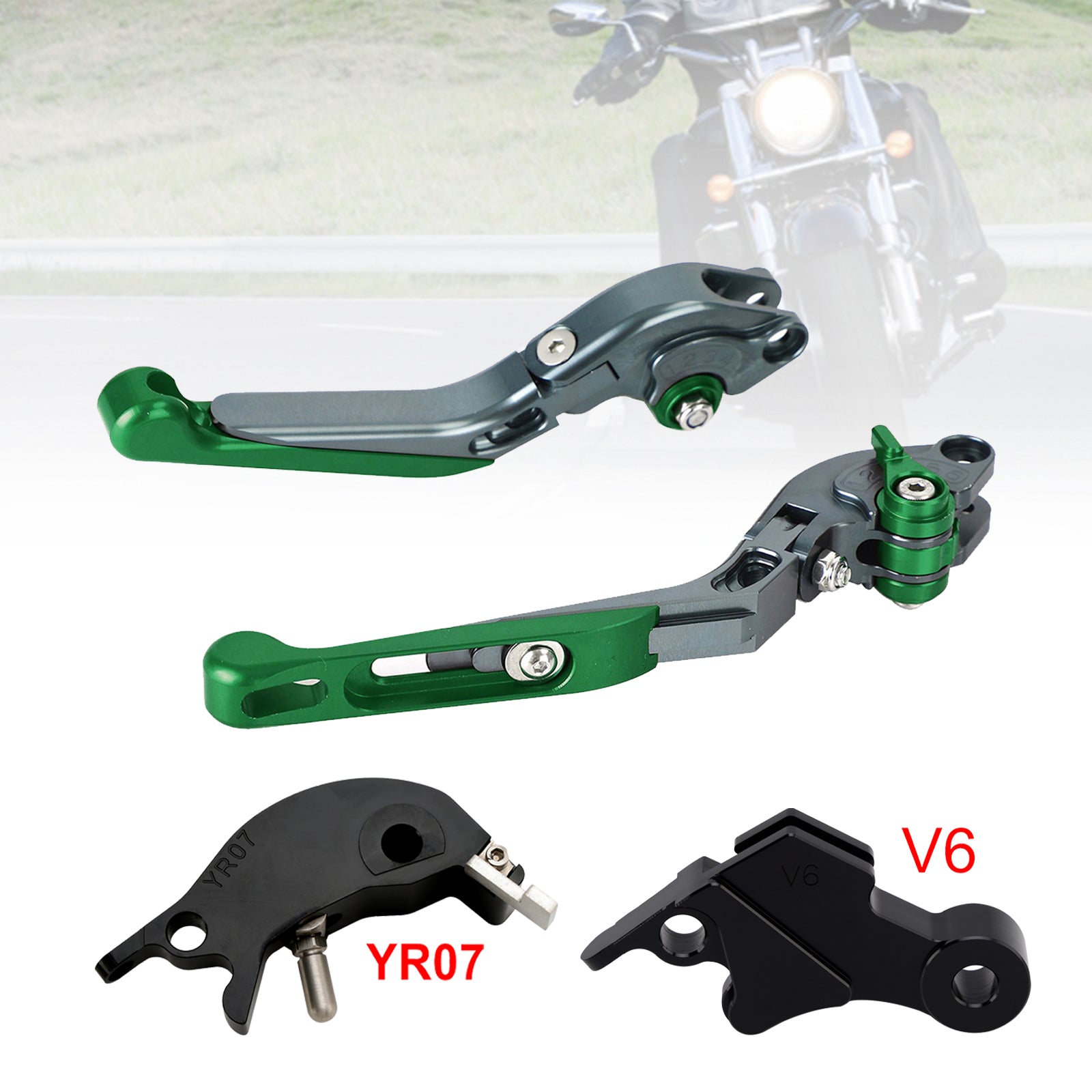 Levier de frein et d'embrayage réglable compatible avec YAMAHA XSR900 XSR900GP MT-09 2024-2025