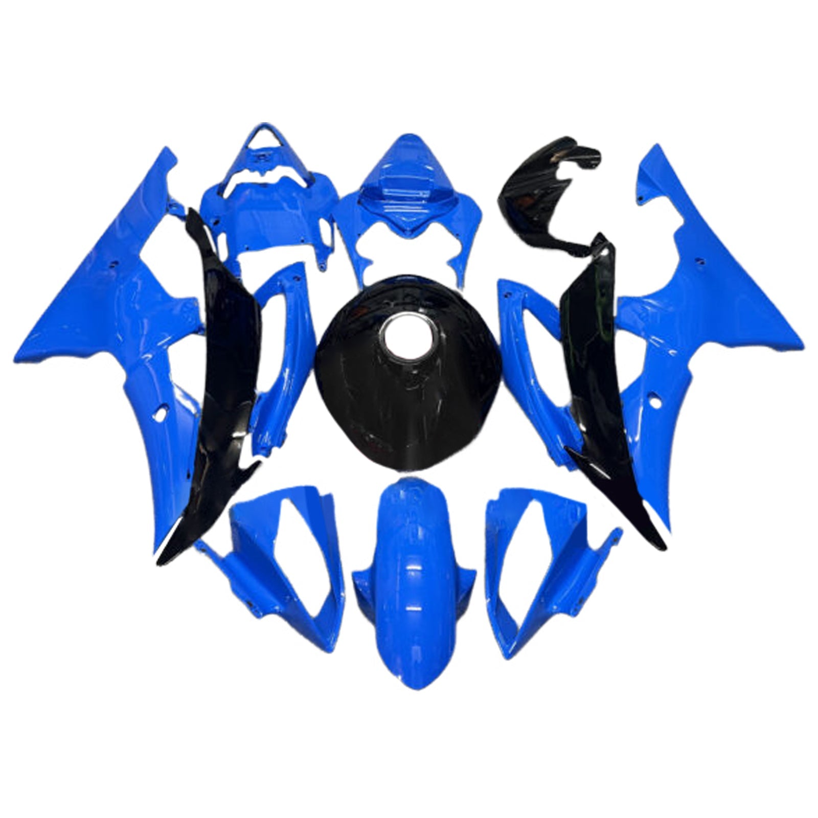 Kit carenatura iniettata in plastica ABS per Yamaha YZFR6 YZF-R6 2008-2016