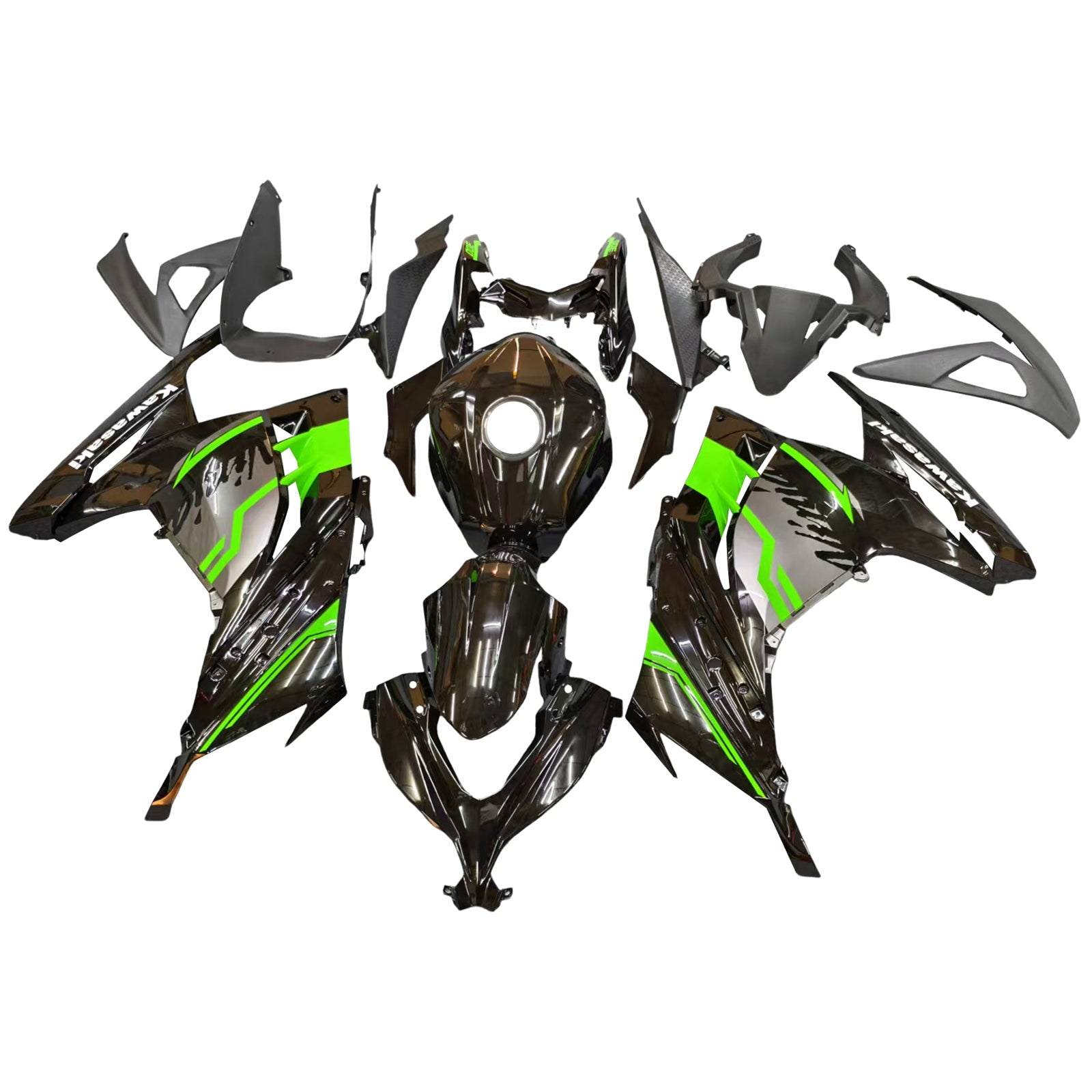Kit di carenatura in plastica ABS per Kawasaki Ex300 Ninja 300R 2013-2024